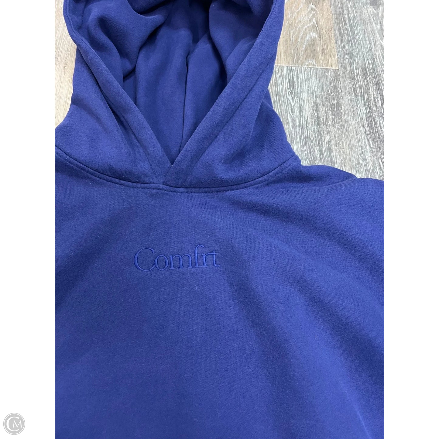 Athletic Sweatshirt Hoodie By Comfrt In Purple, Size: 2x