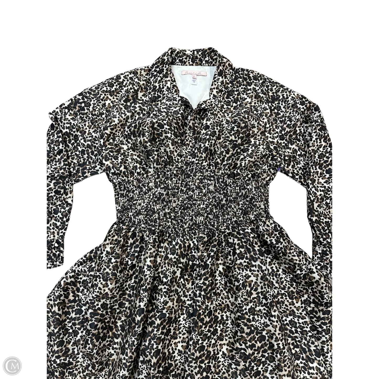 Dress Casual Midi By Hutch In Animal Print, Size: Xl