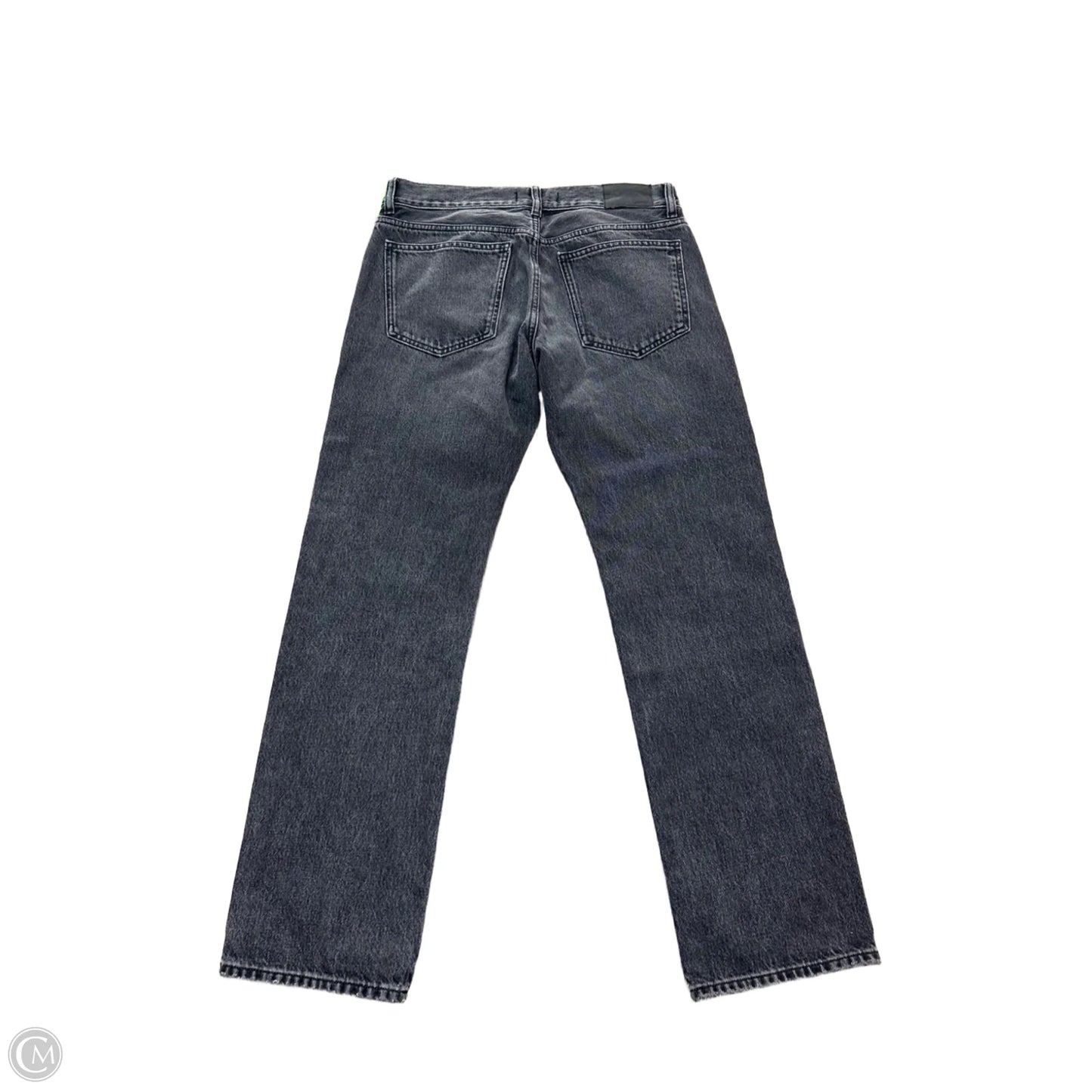 Jeans Straight By Madewell In Black Denim, Size: 2