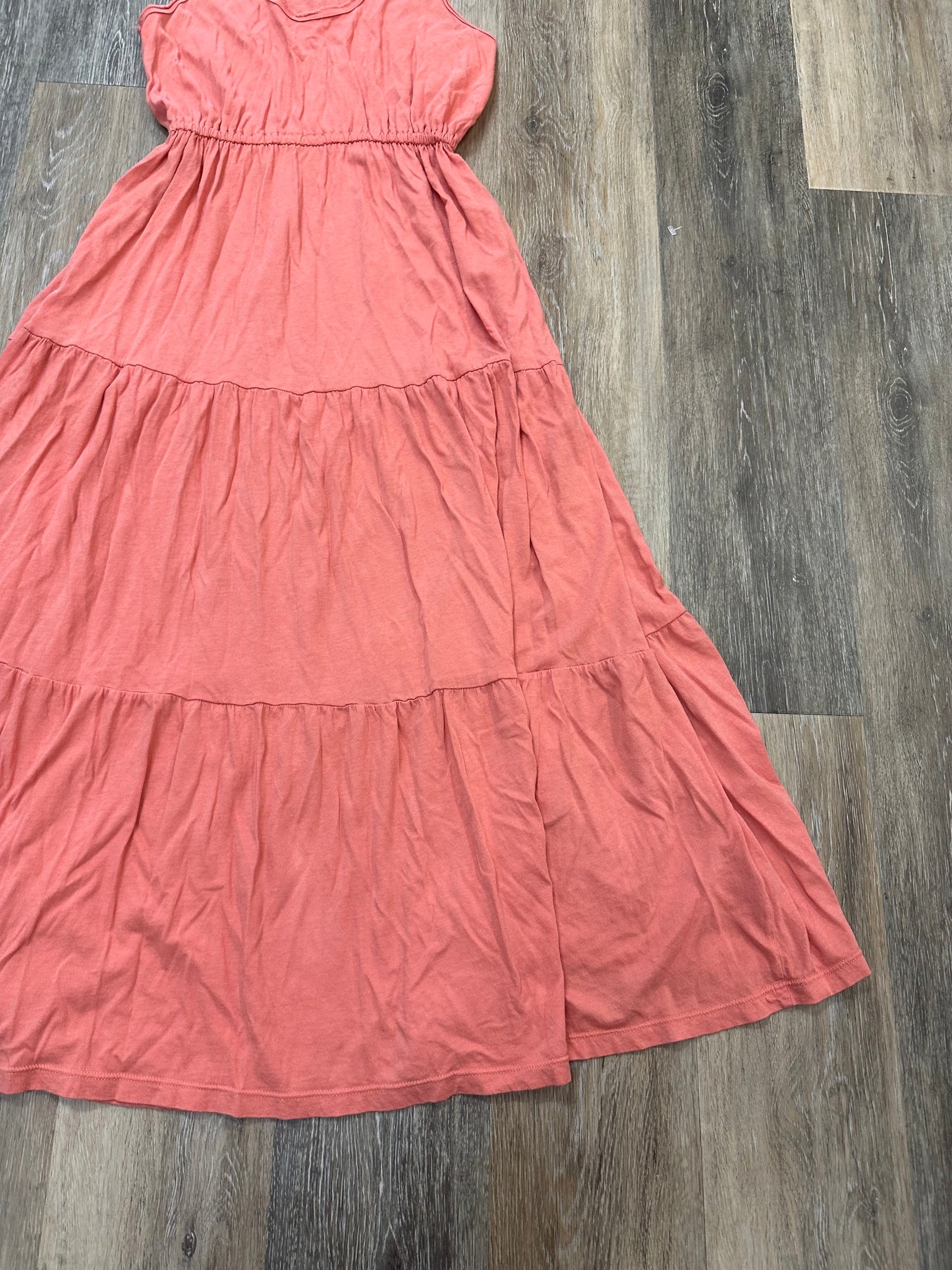 Dress Casual Maxi By Evereve In Coral, Size: Xs