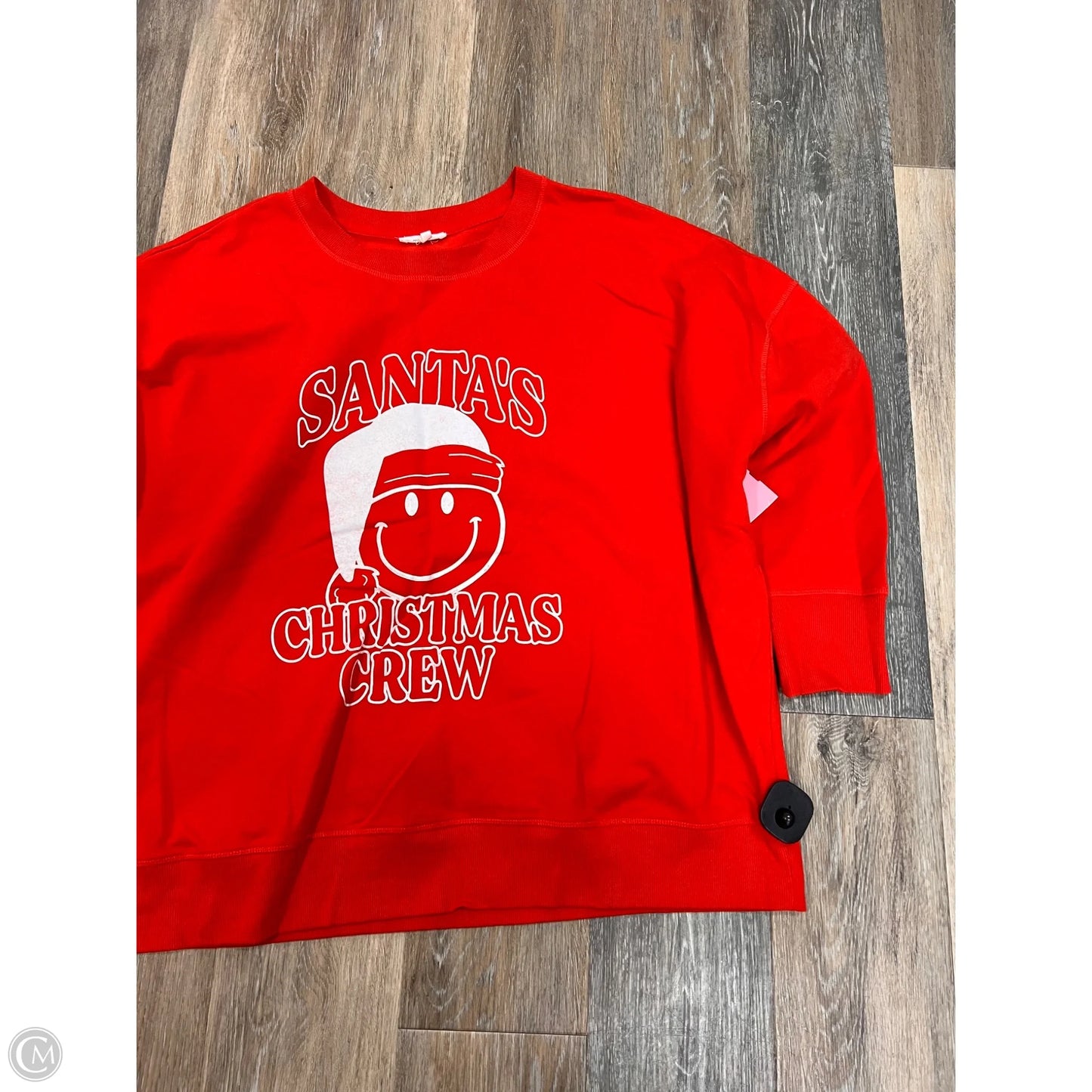 Crew Neck Long Sleeve By Maurices In Red, Size: 3x