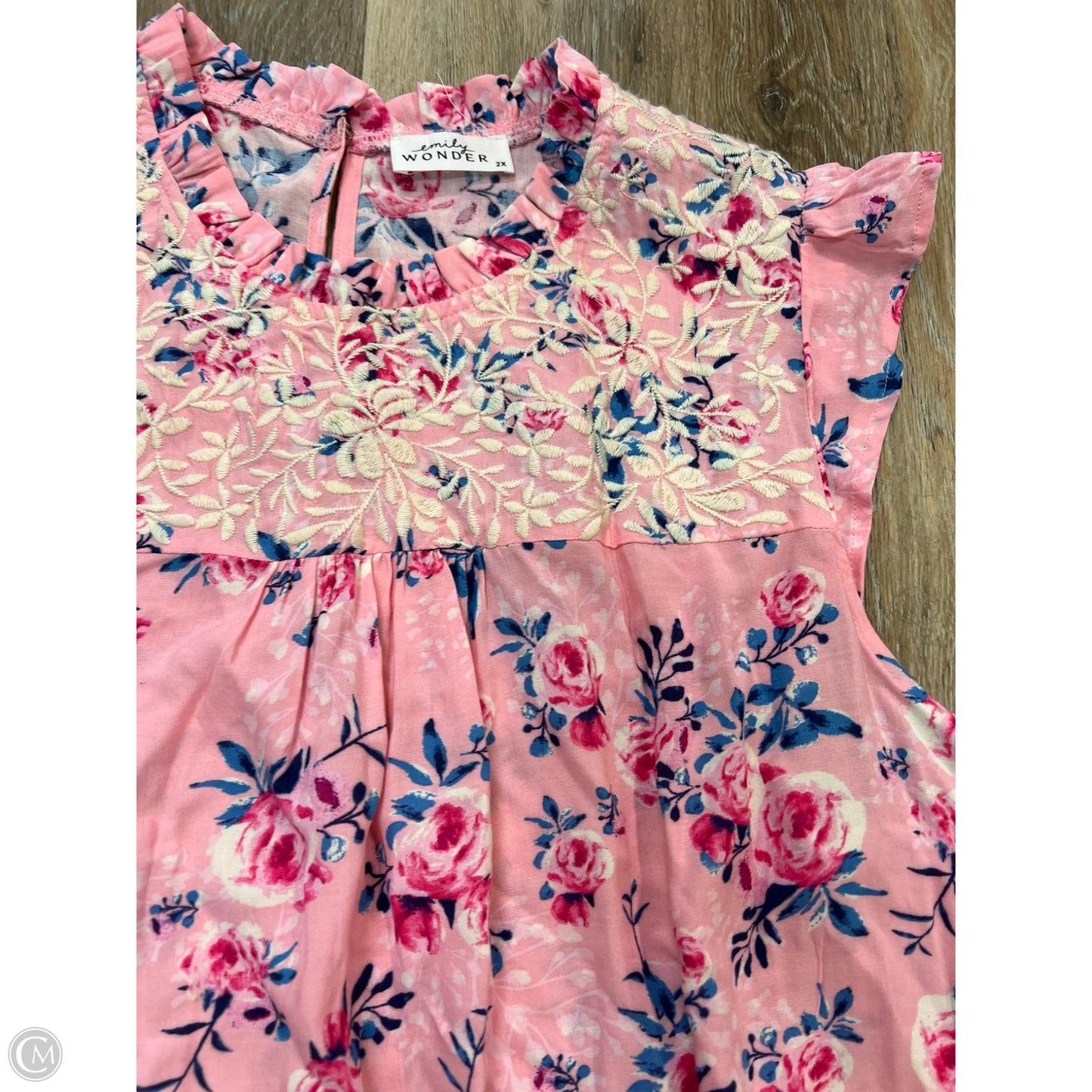 Tank Top By Emily Wonder In Pink, Size: 2x
