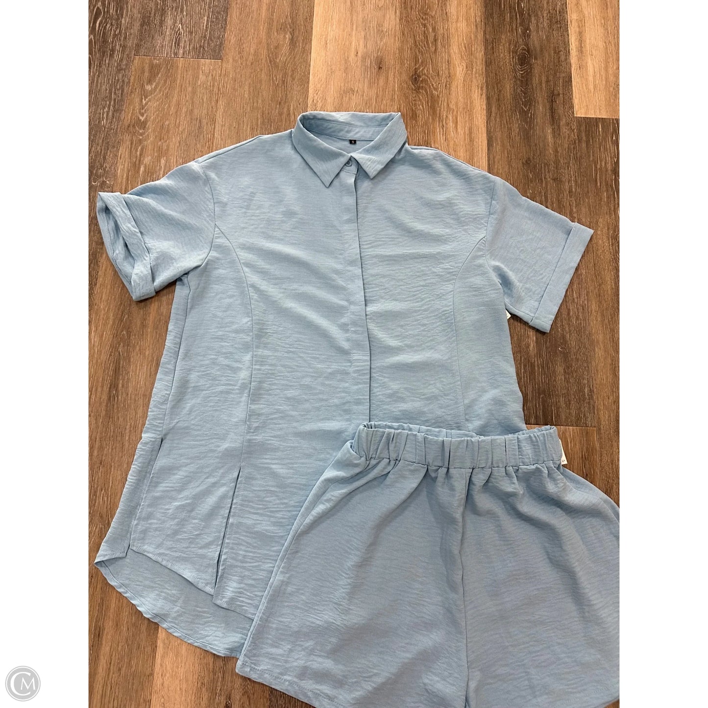 Shorts Set By Clothes Mentor In Blue, Size: S
