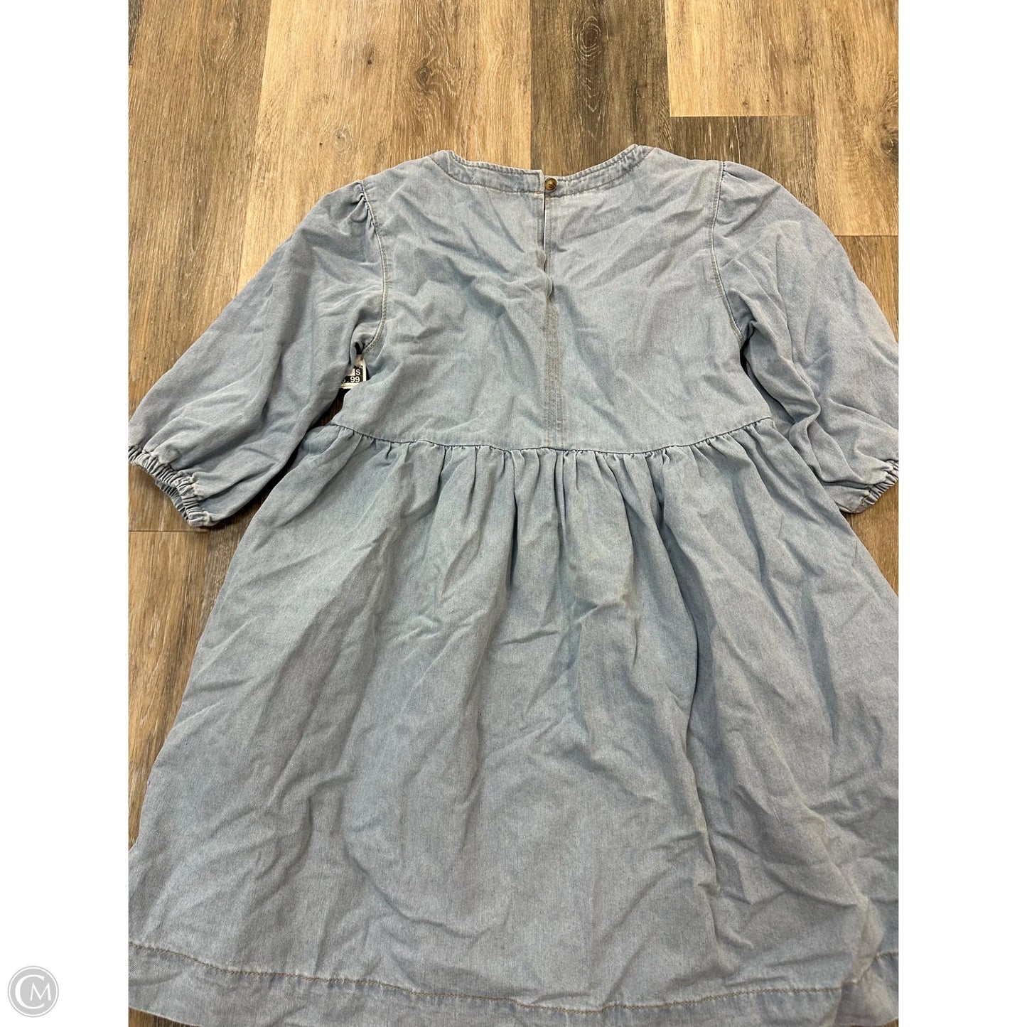 Dress Casual Midi By Wishlist In Blue Denim, Size: M