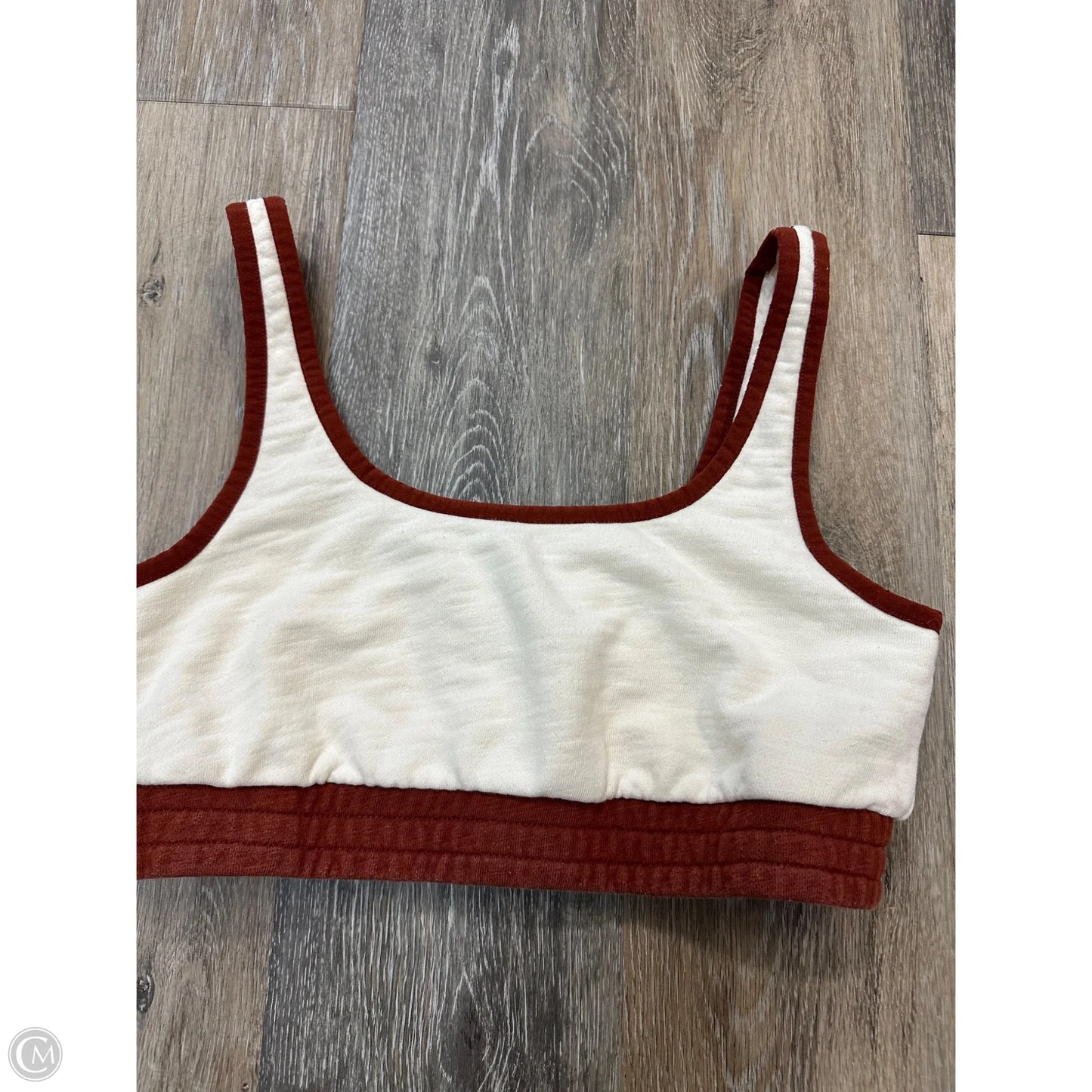 Tank Top By Madewell In Red & White, Size: M