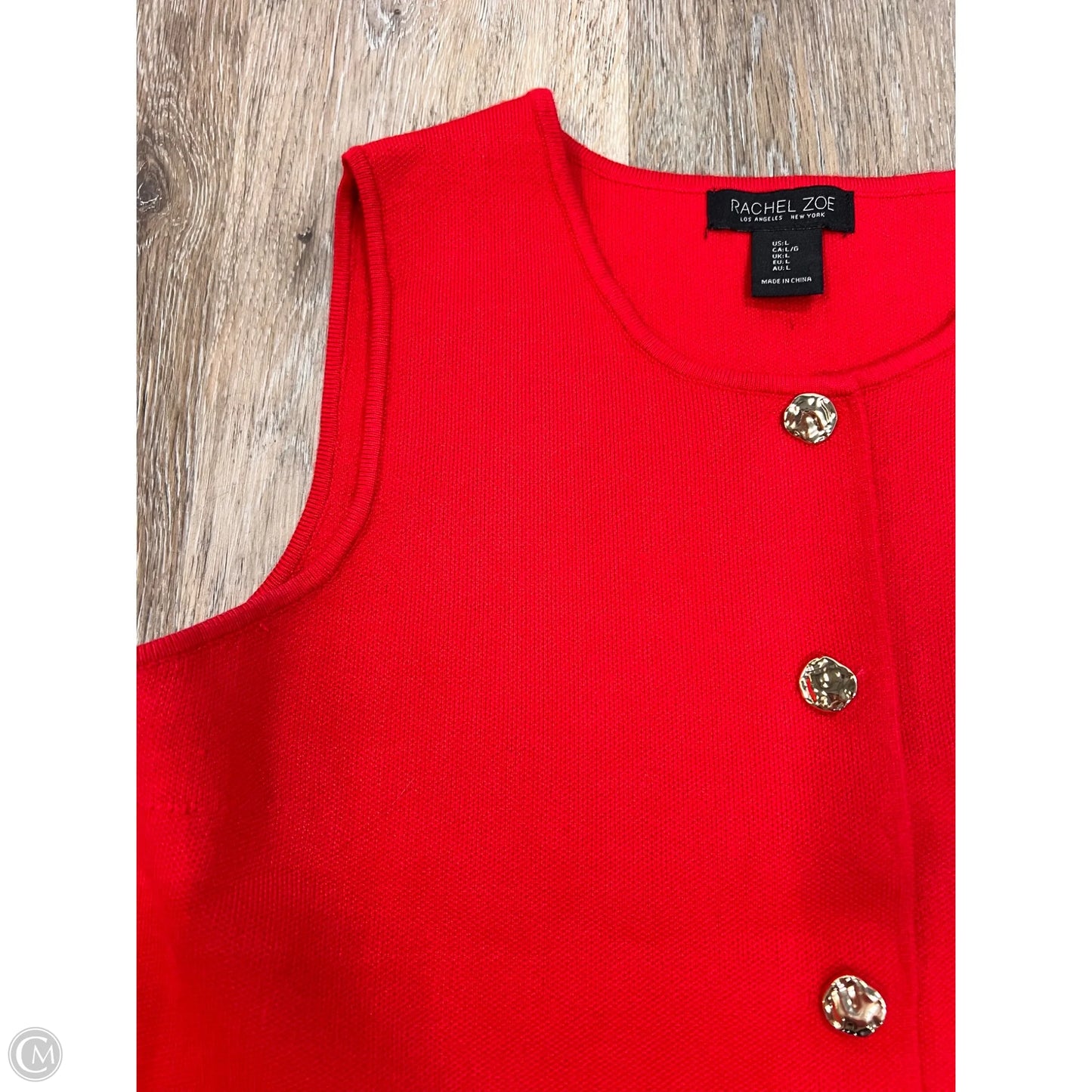 Tank Top By Rachel Zoe In Red, Size: L