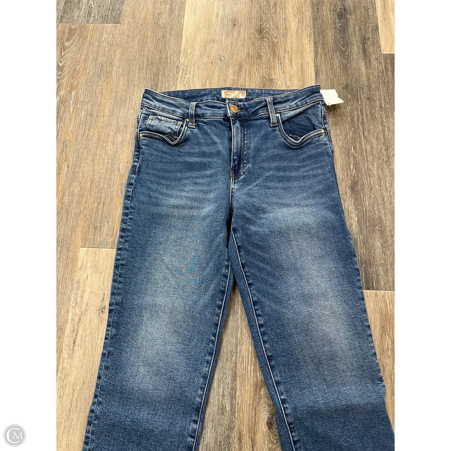 Jeans Cropped By Kut In Blue Denim, Size: 6