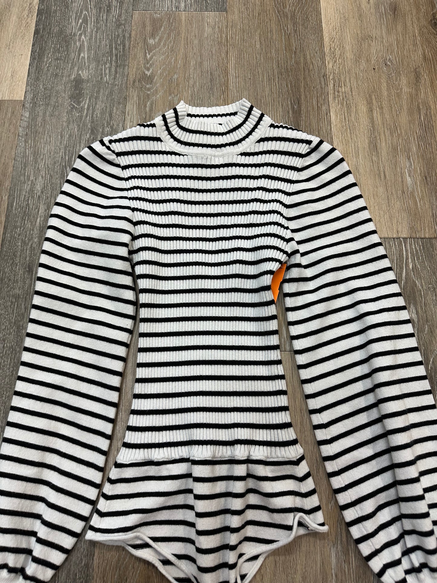 Bodysuit By The Nines In Striped Pattern, Size: S