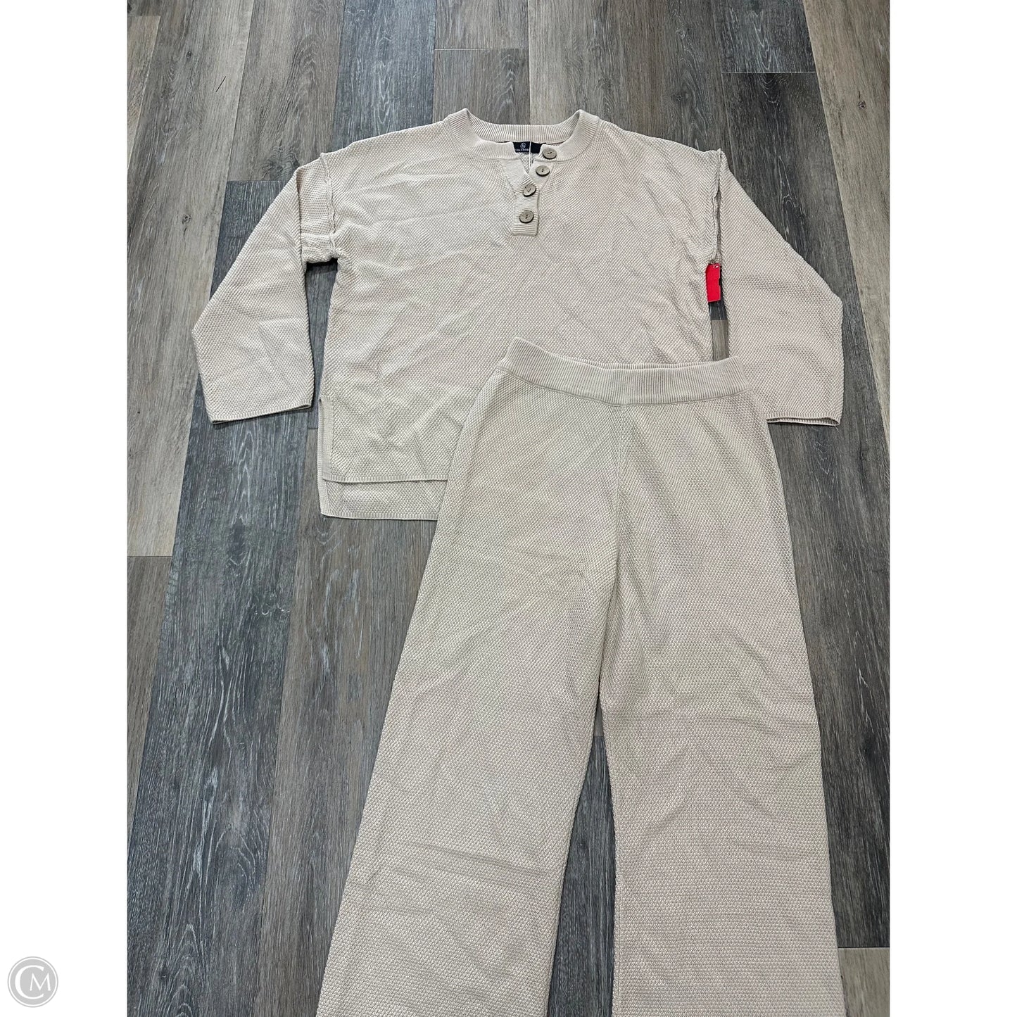 Pants Set 2pc By Lillusory In Cream, Size: S