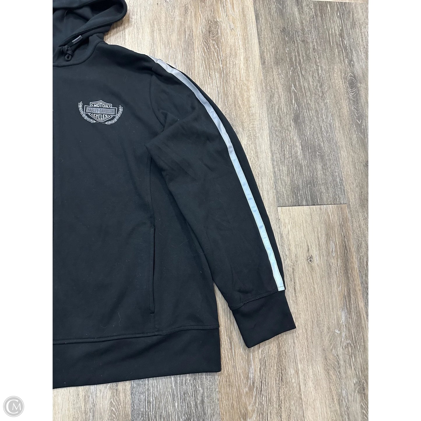 Sweatshirt Hoodie By Harley Davidson In Black, Size: 2x