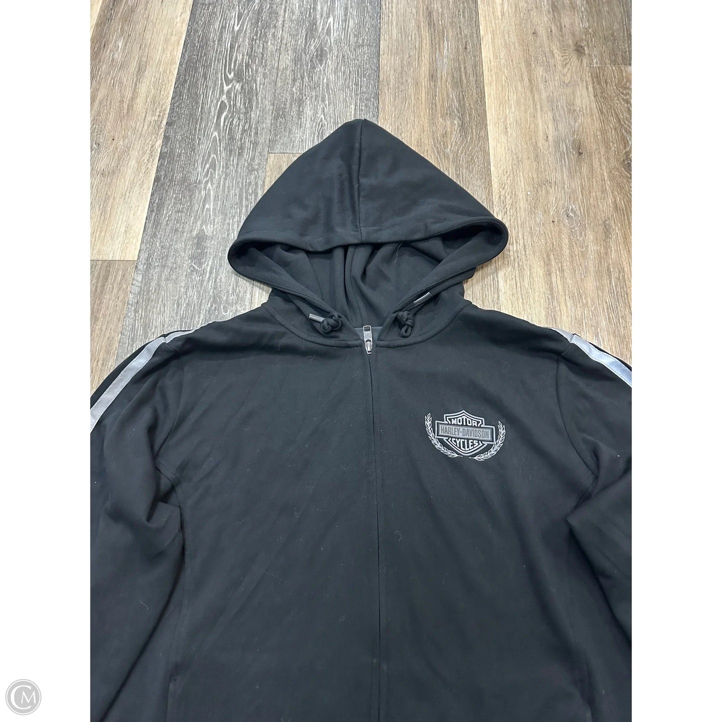 Sweatshirt Hoodie By Harley Davidson In Black, Size: 2x
