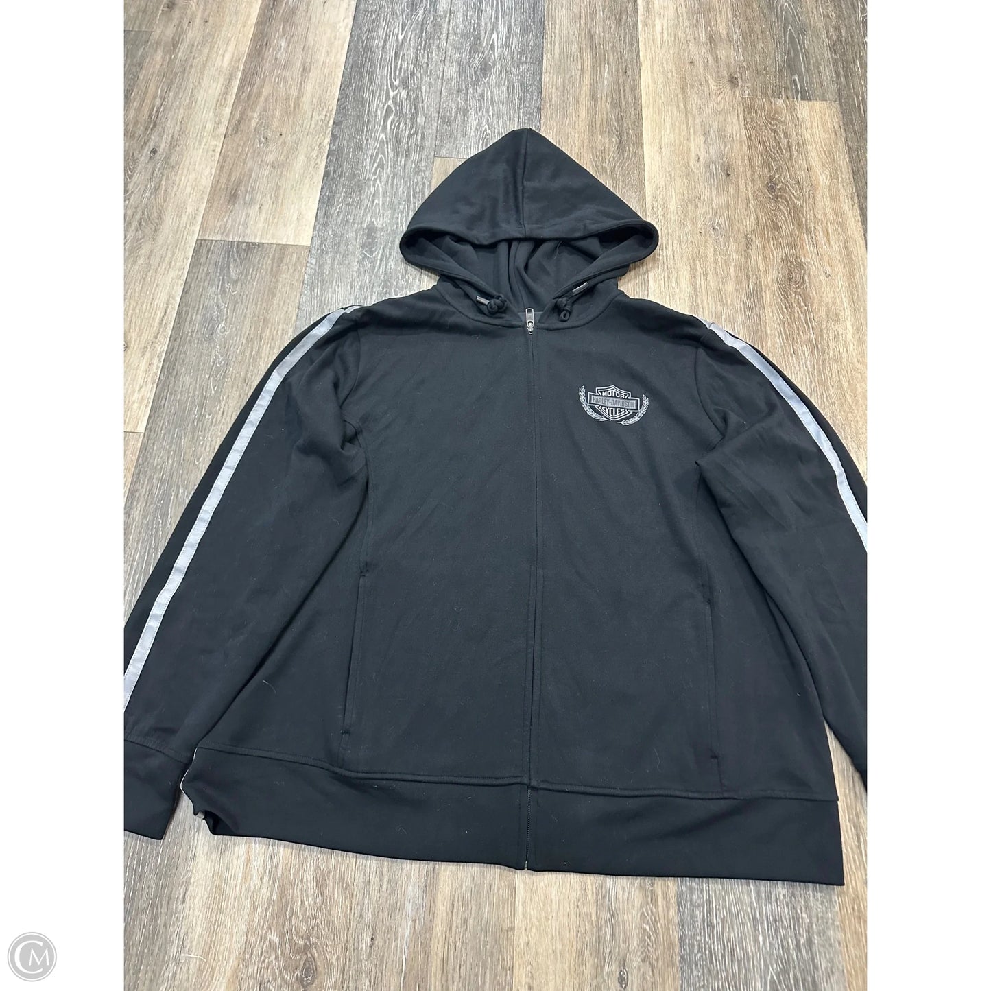 Sweatshirt Hoodie By Harley Davidson In Black, Size: 2x