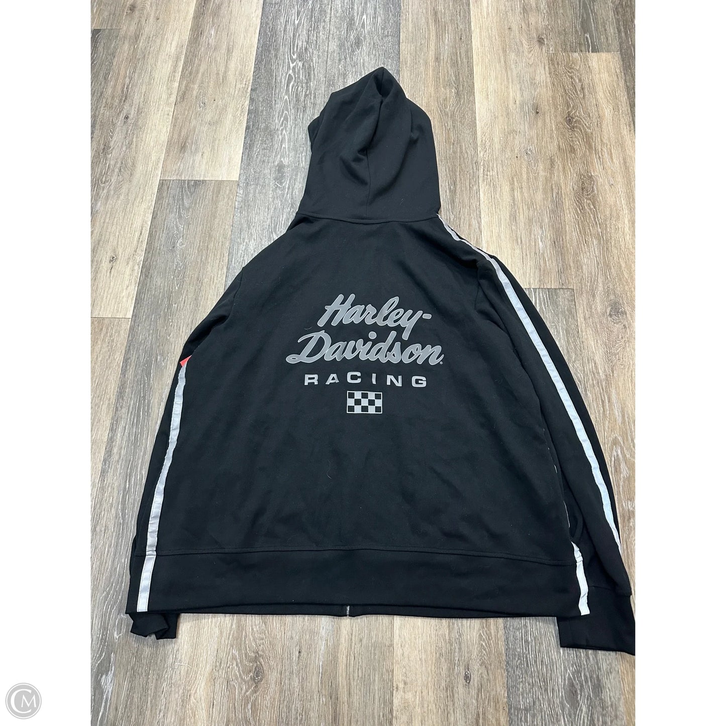 Sweatshirt Hoodie By Harley Davidson In Black, Size: 2x