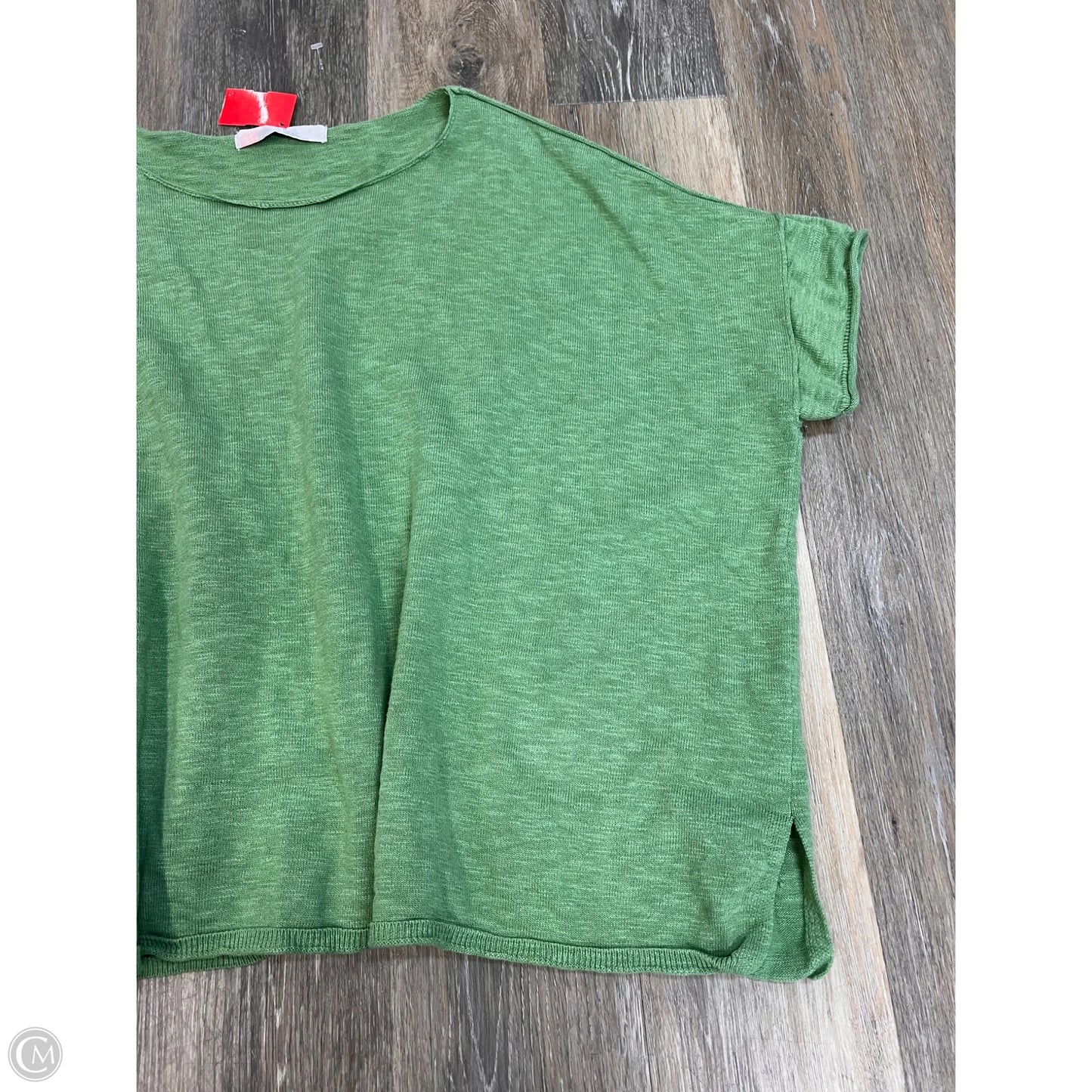 Top Short Sleeve By Free People In Green, Size: M