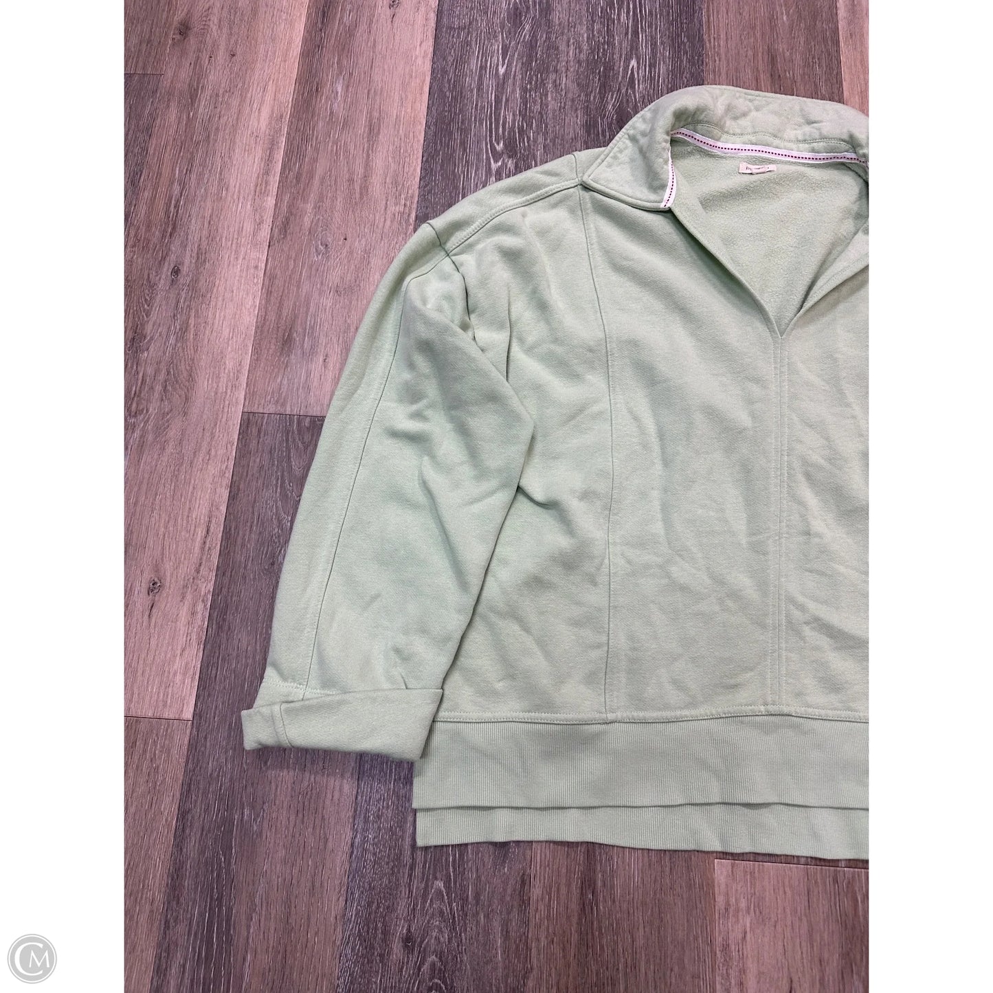 Sweatshirt Collar By Pilcro In Green, Size: Xl