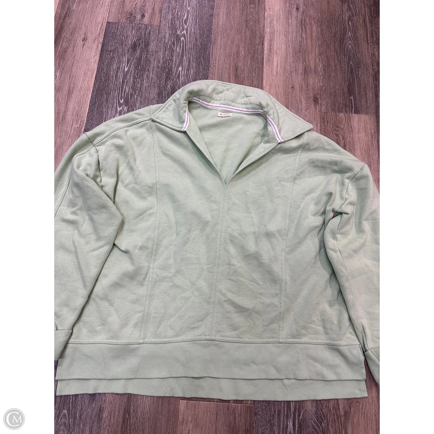 Sweatshirt Collar By Pilcro In Green, Size: Xl