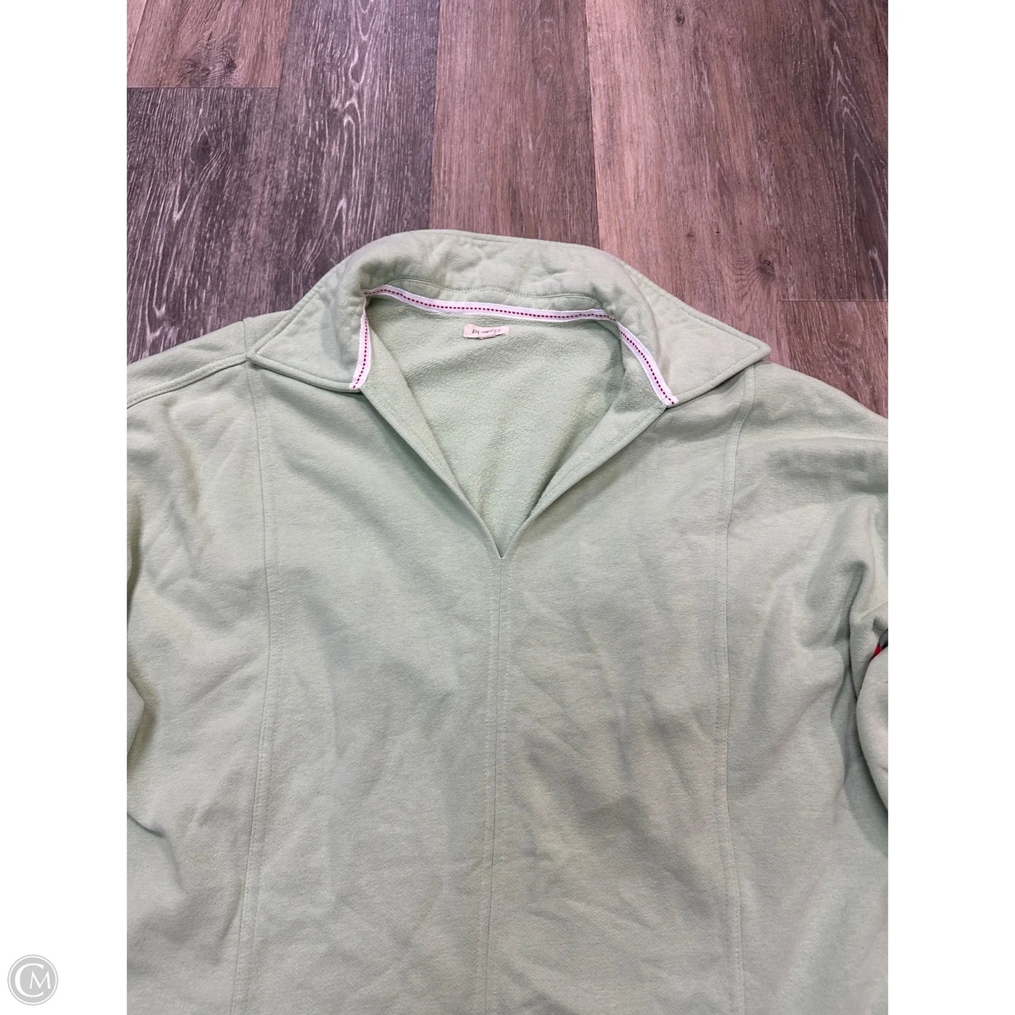 Sweatshirt Collar By Pilcro In Green, Size: Xl