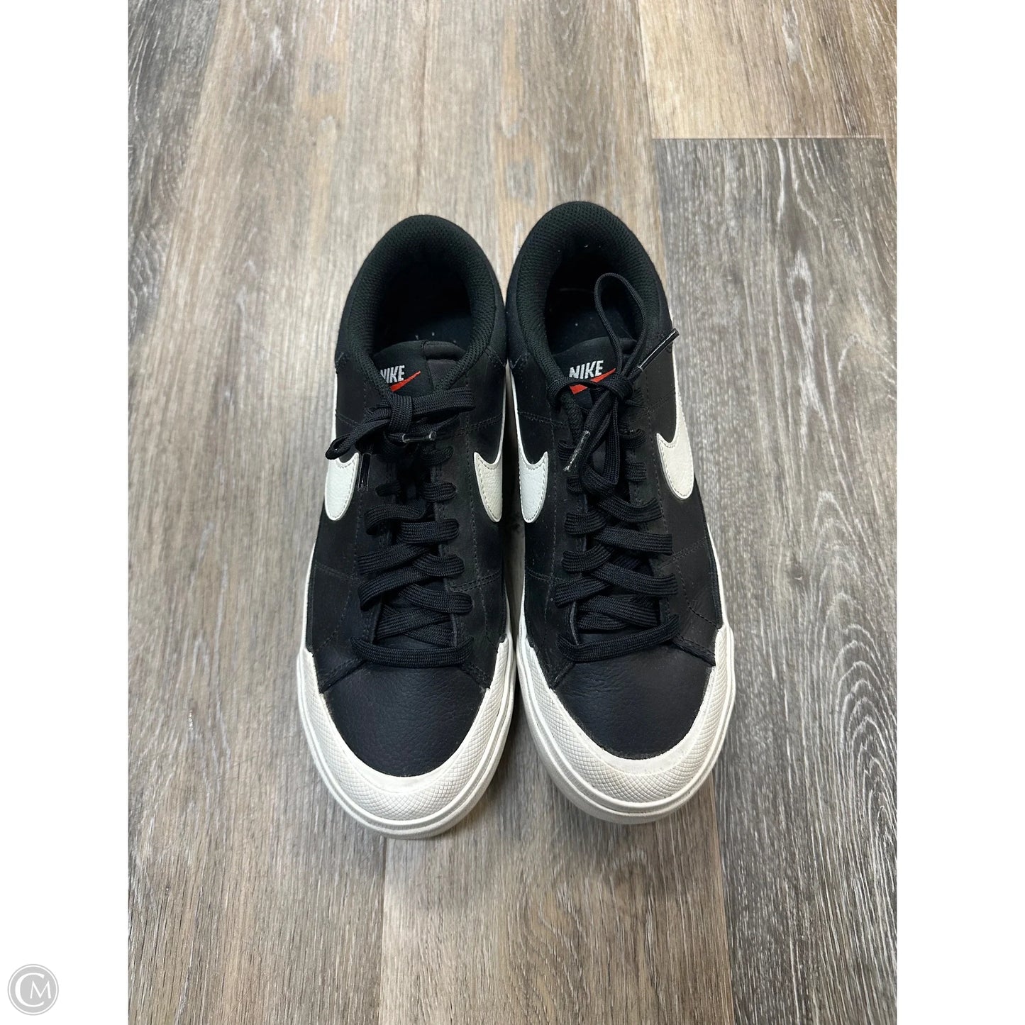 Shoes Athletic By Nike In Black, Size: 9