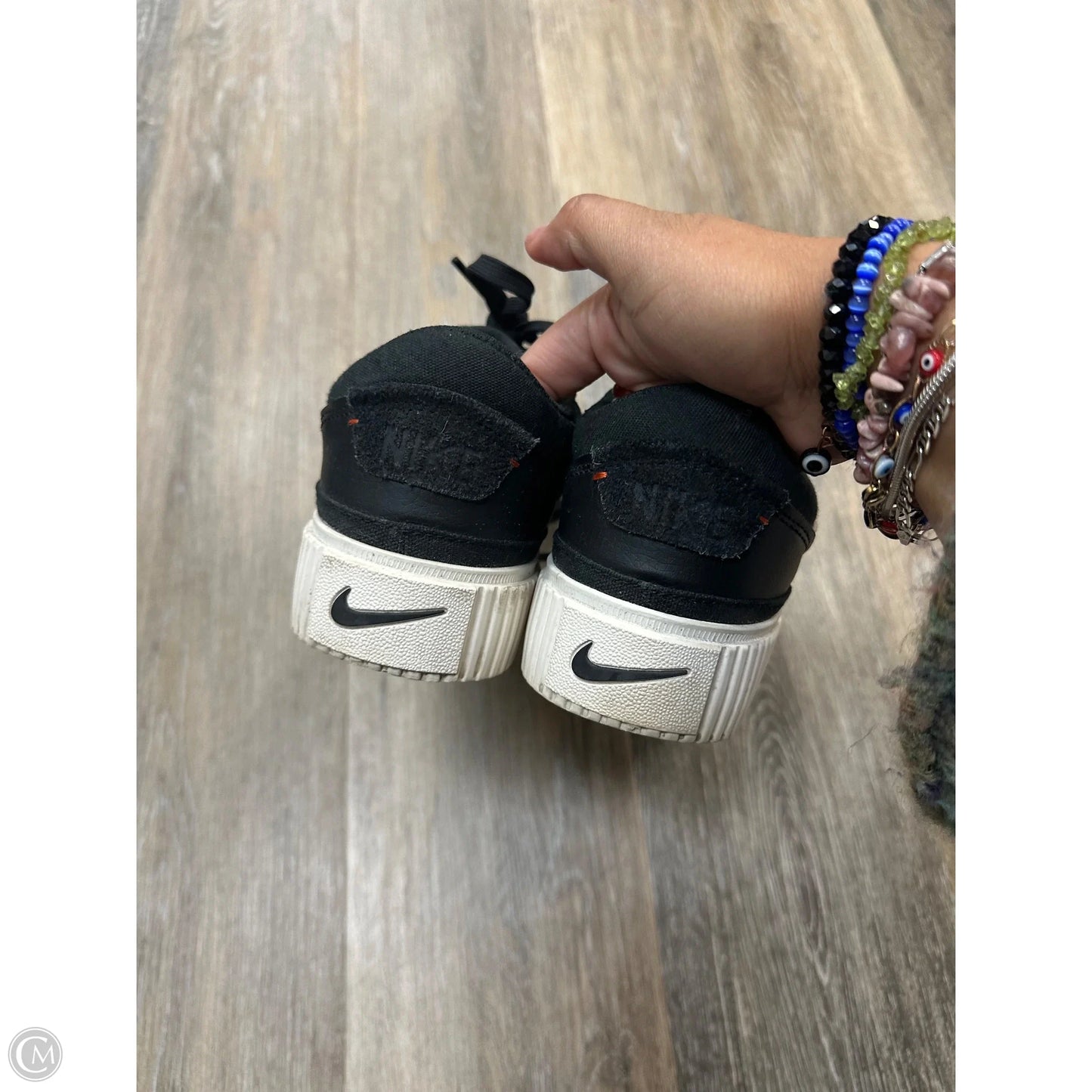 Shoes Athletic By Nike In Black, Size: 9