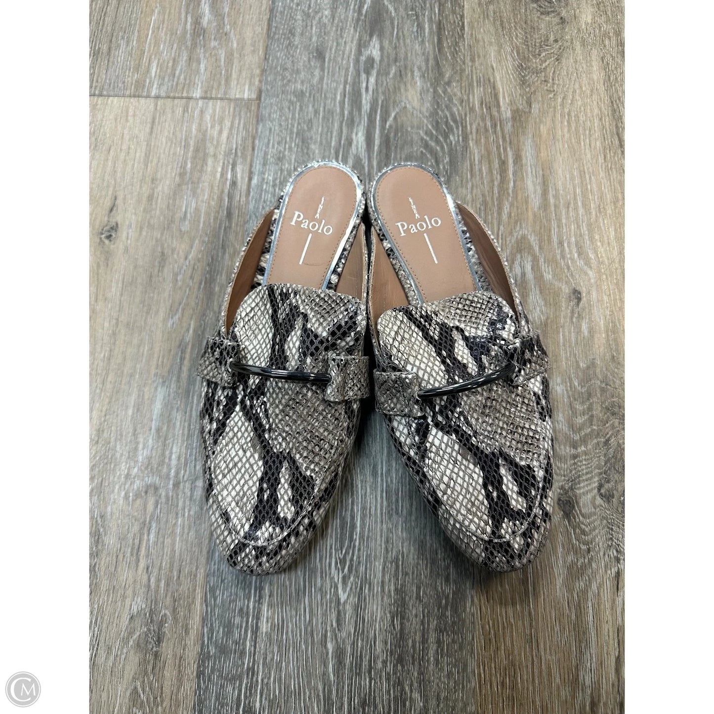 Shoes Flats By Linea Paolo In Snakeskin Print, Size: 8