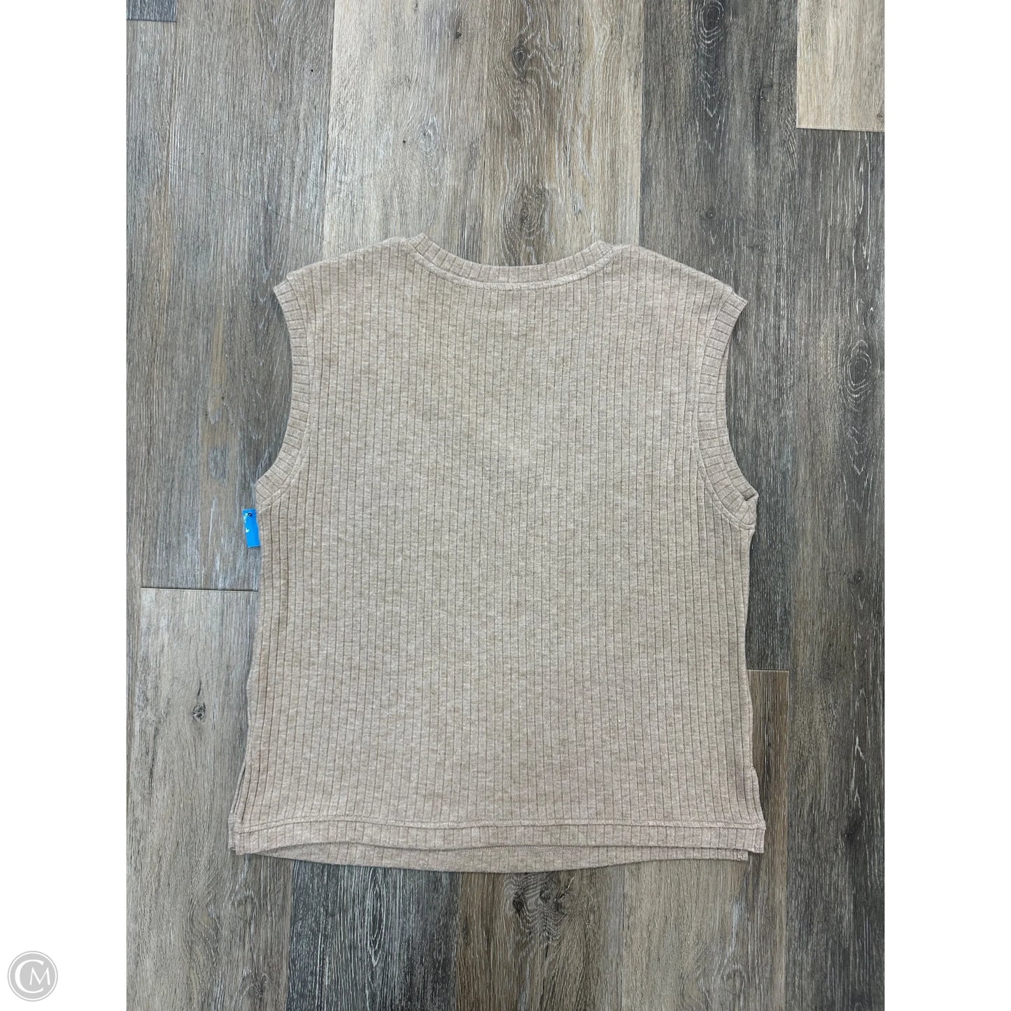Top Sleeveless By Thread And Supply In Tan, Size: S
