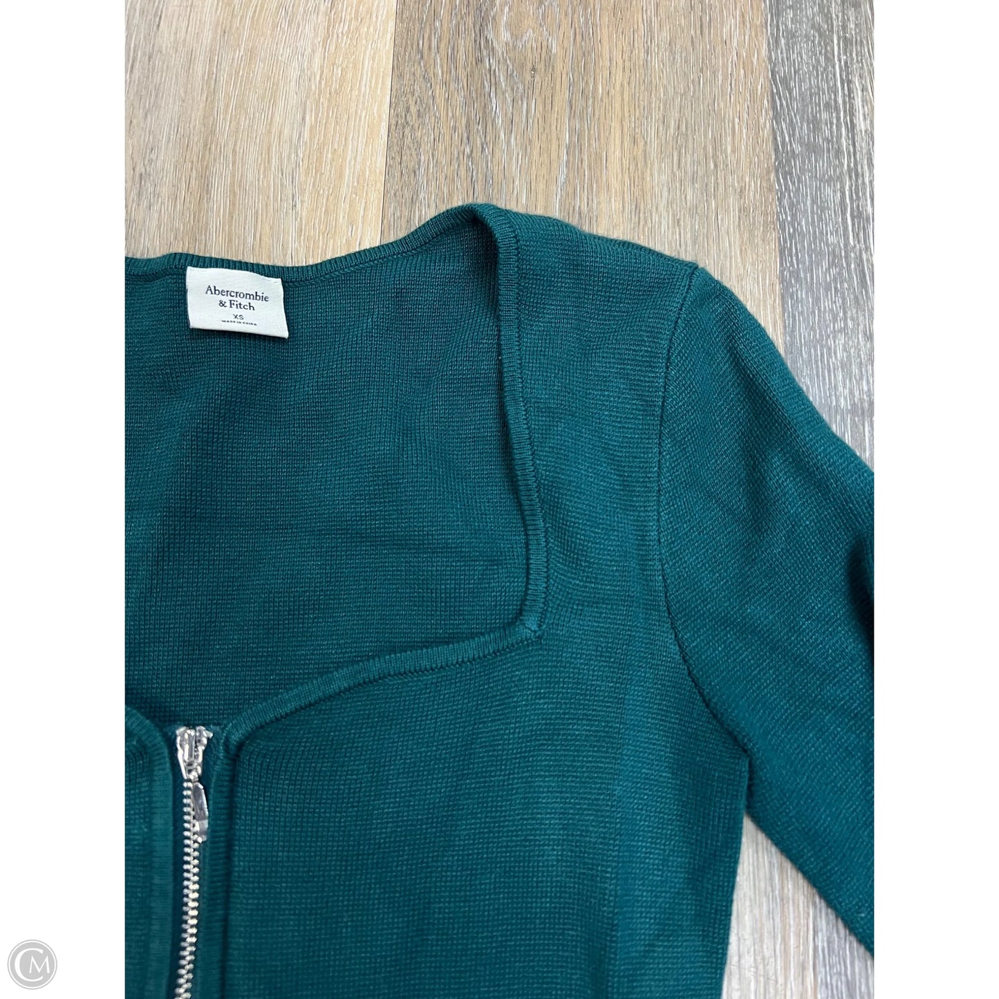 Sweater By Abercrombie And Fitch In Teal, Size: Xs