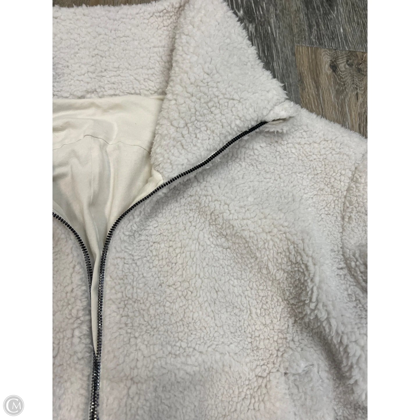 Athletic Sweatshirt Collar By Lululemon In White, Size: 8