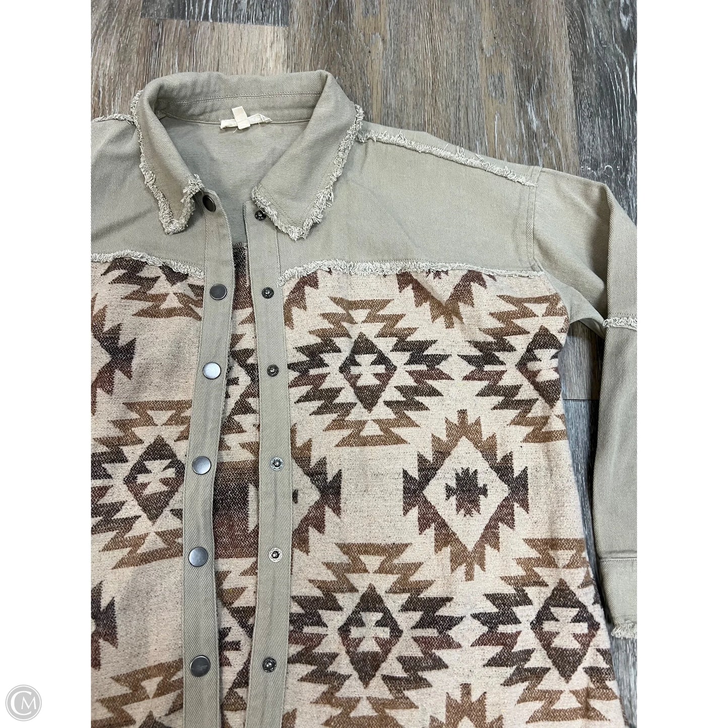 Jacket Other By Mystree In Tan, Size: M