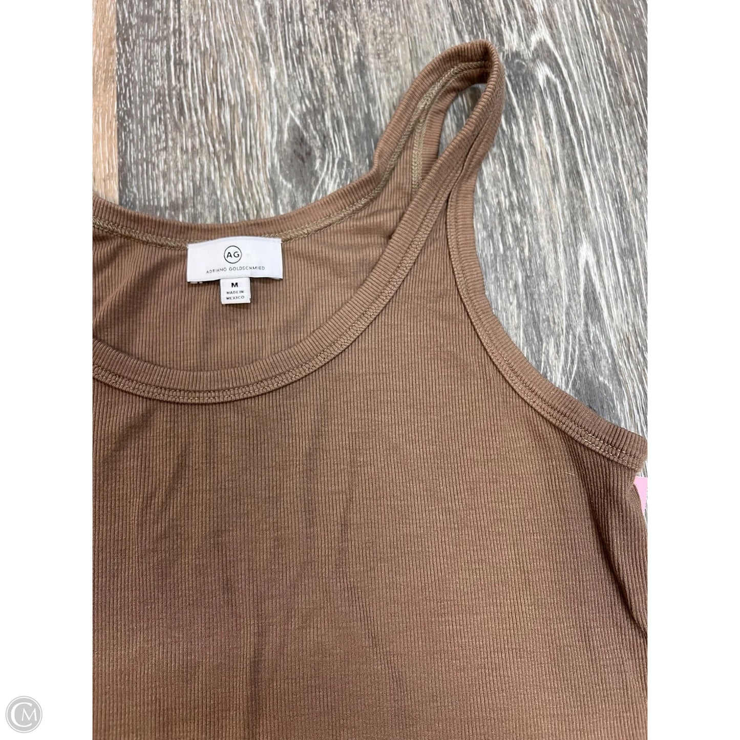 Tank Top By Adriano Goldschmied In Brown, Size: M
