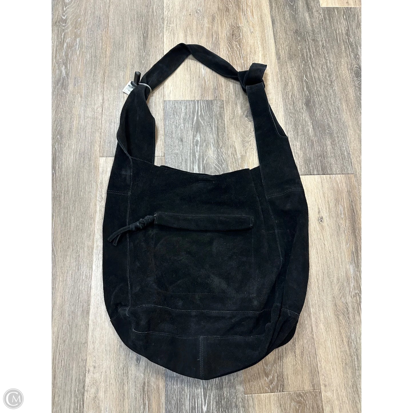 Handbag Leather By Free People, Size: Medium