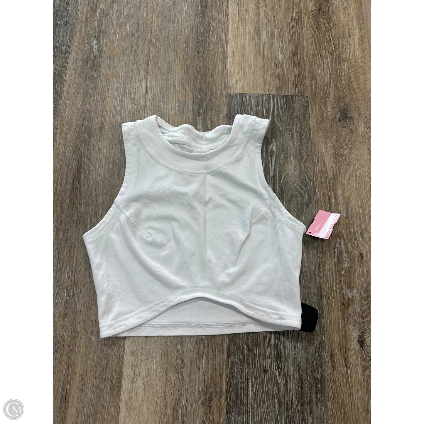 Athletic Tank Top By Lululemon In White, Size: 4