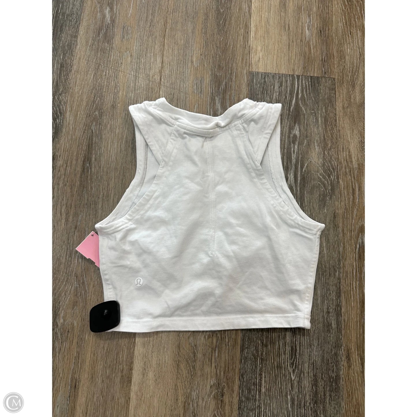 Athletic Tank Top By Lululemon In White, Size: 4