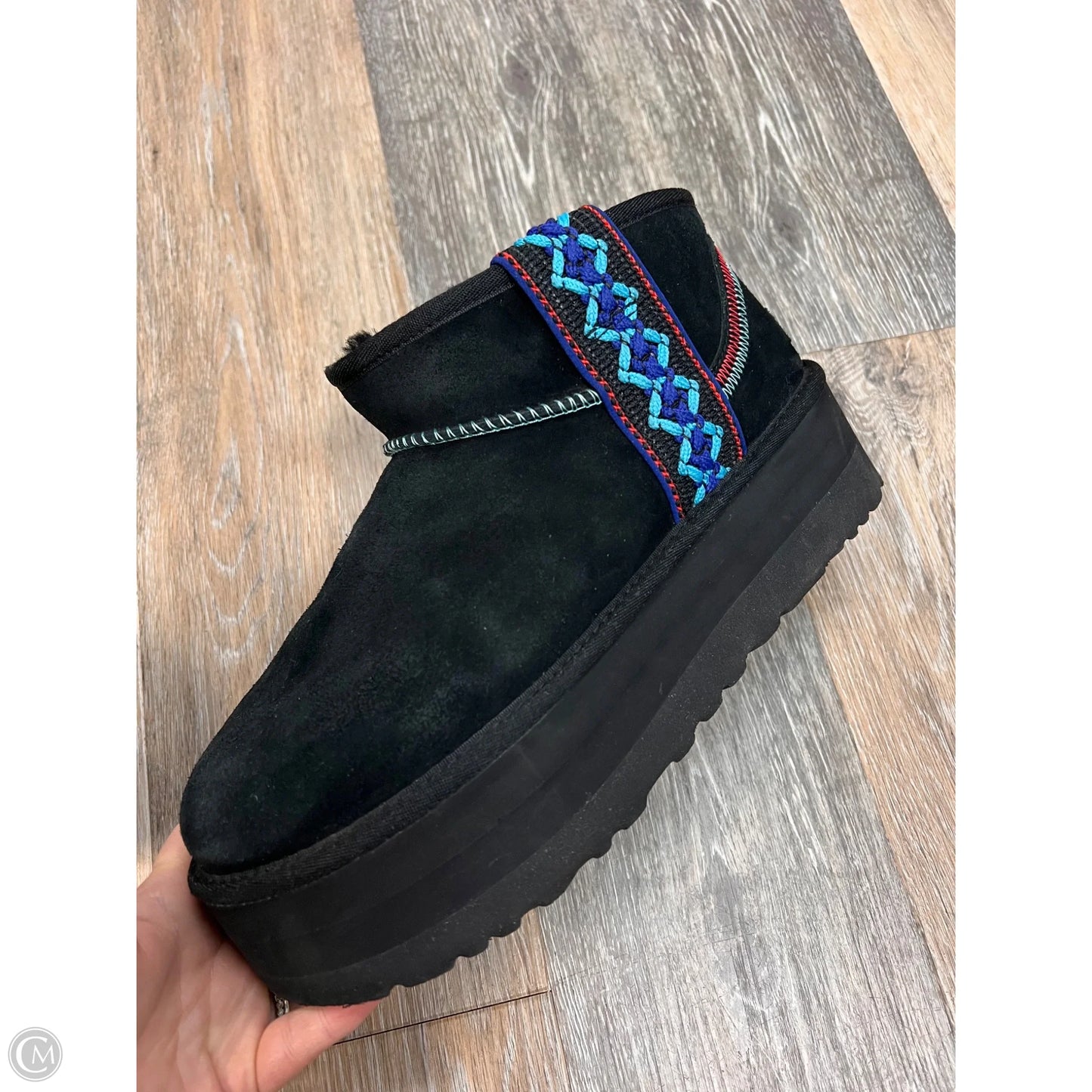 Boots Ankle Flats By Ugg In Black, Size: 11