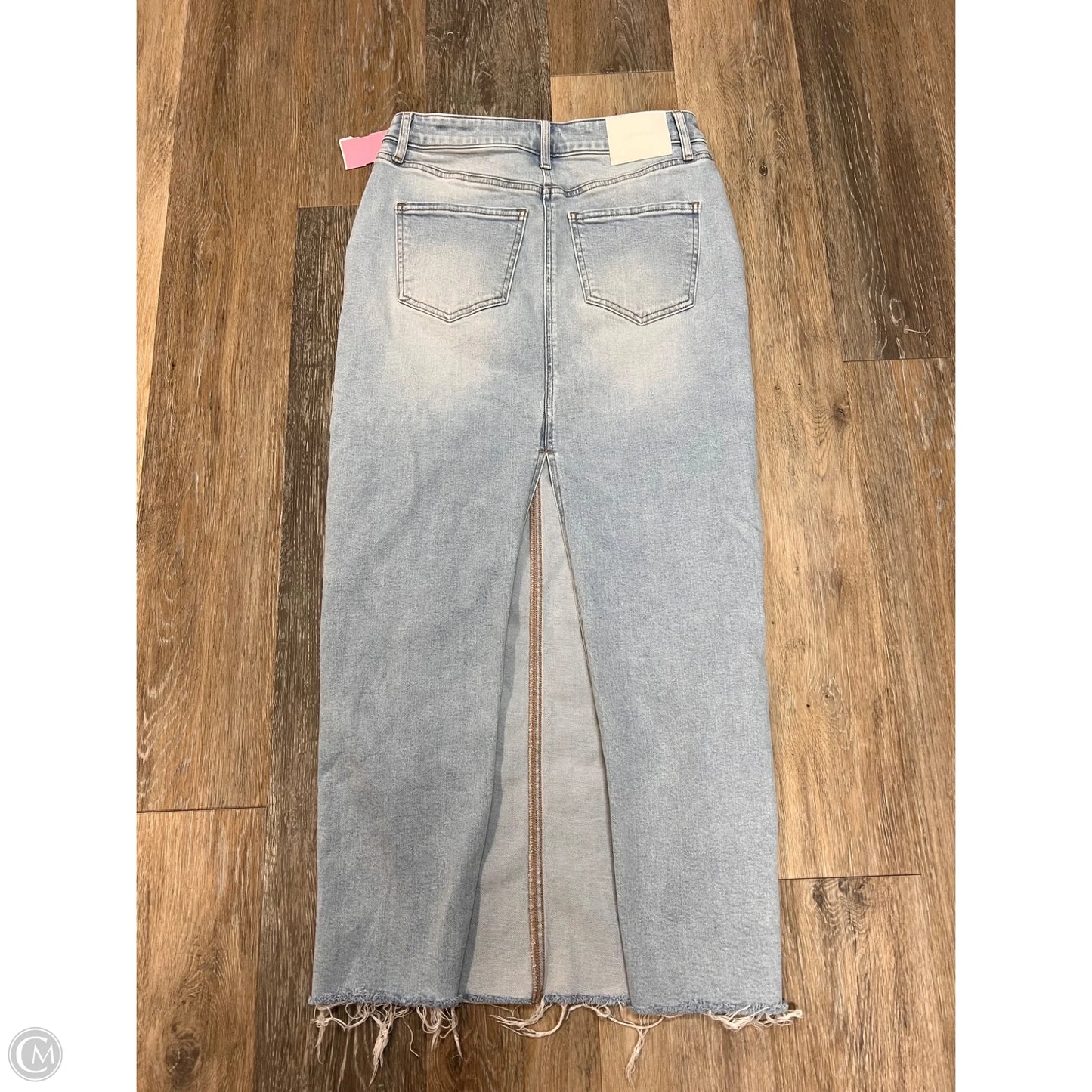 Skirt Maxi By Express In Blue Denim, Size: 4