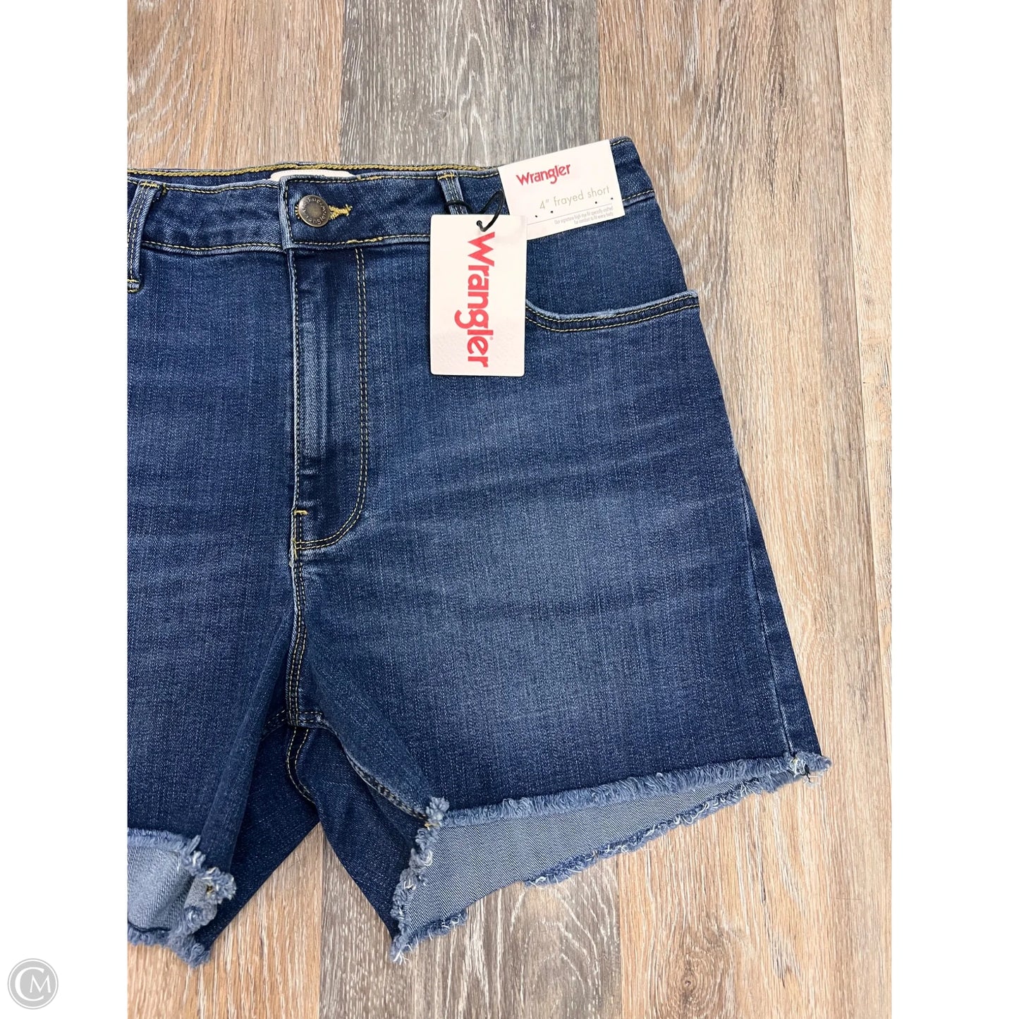 Shorts By Wrangler In Blue Denim, Size: 10/30