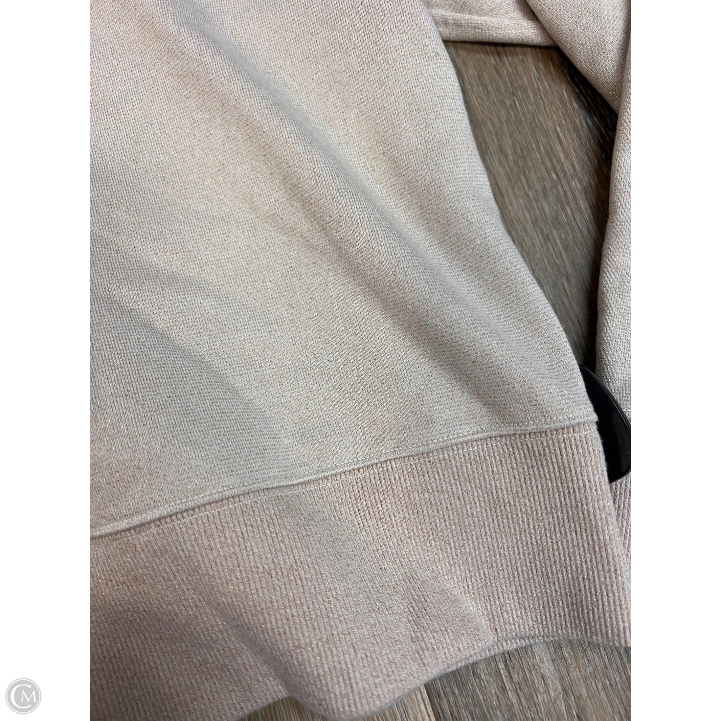 Athletic Sweatshirt Hoodie By Lululemon In Beige, Size: 12