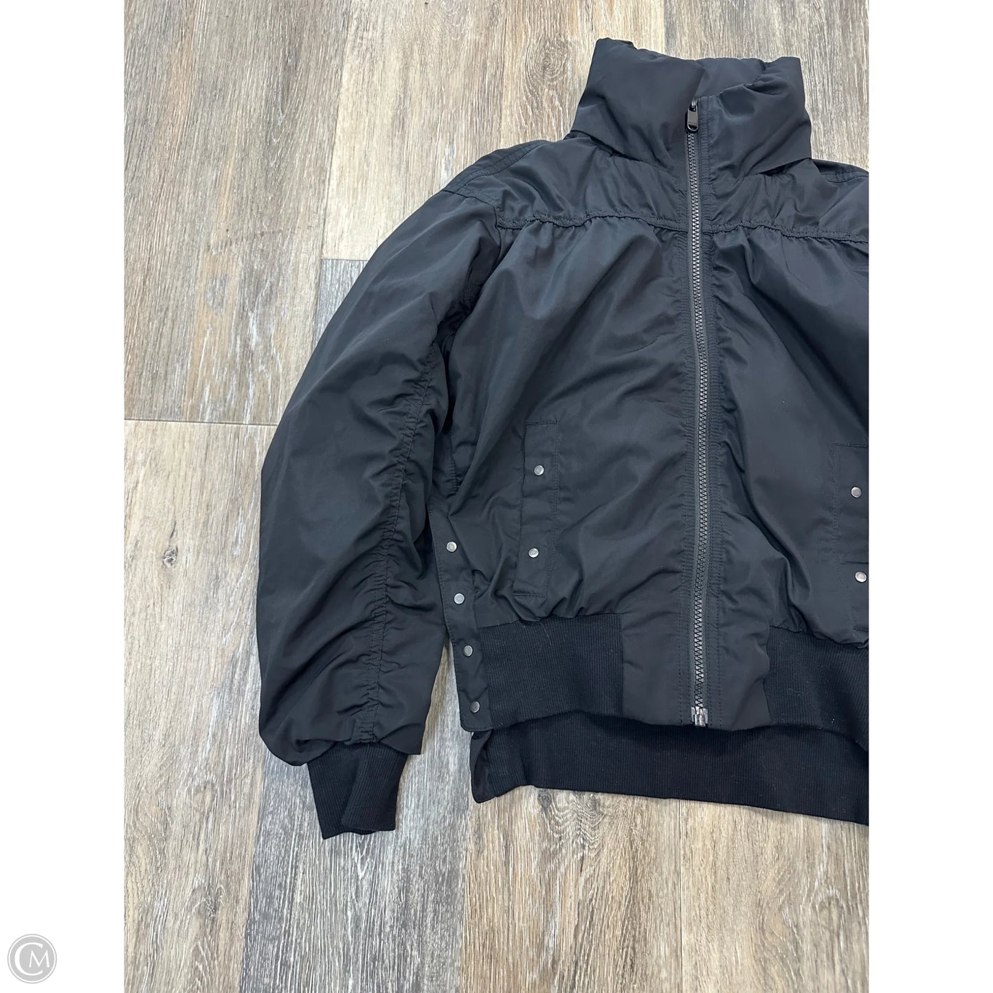 Athletic Jacket By Athleta In Black, Size: Xxs