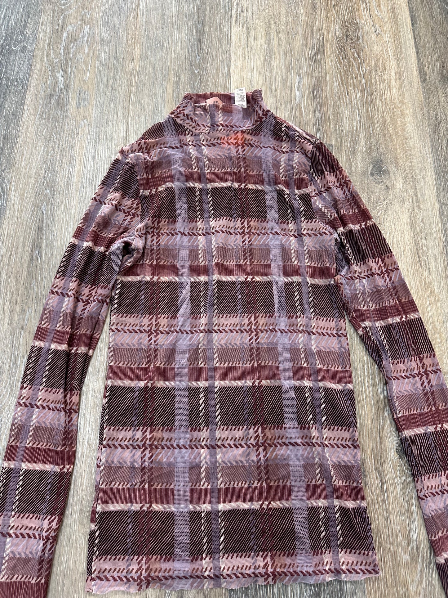 Top Long Sleeve By Willow + Root In Purple, Size: S