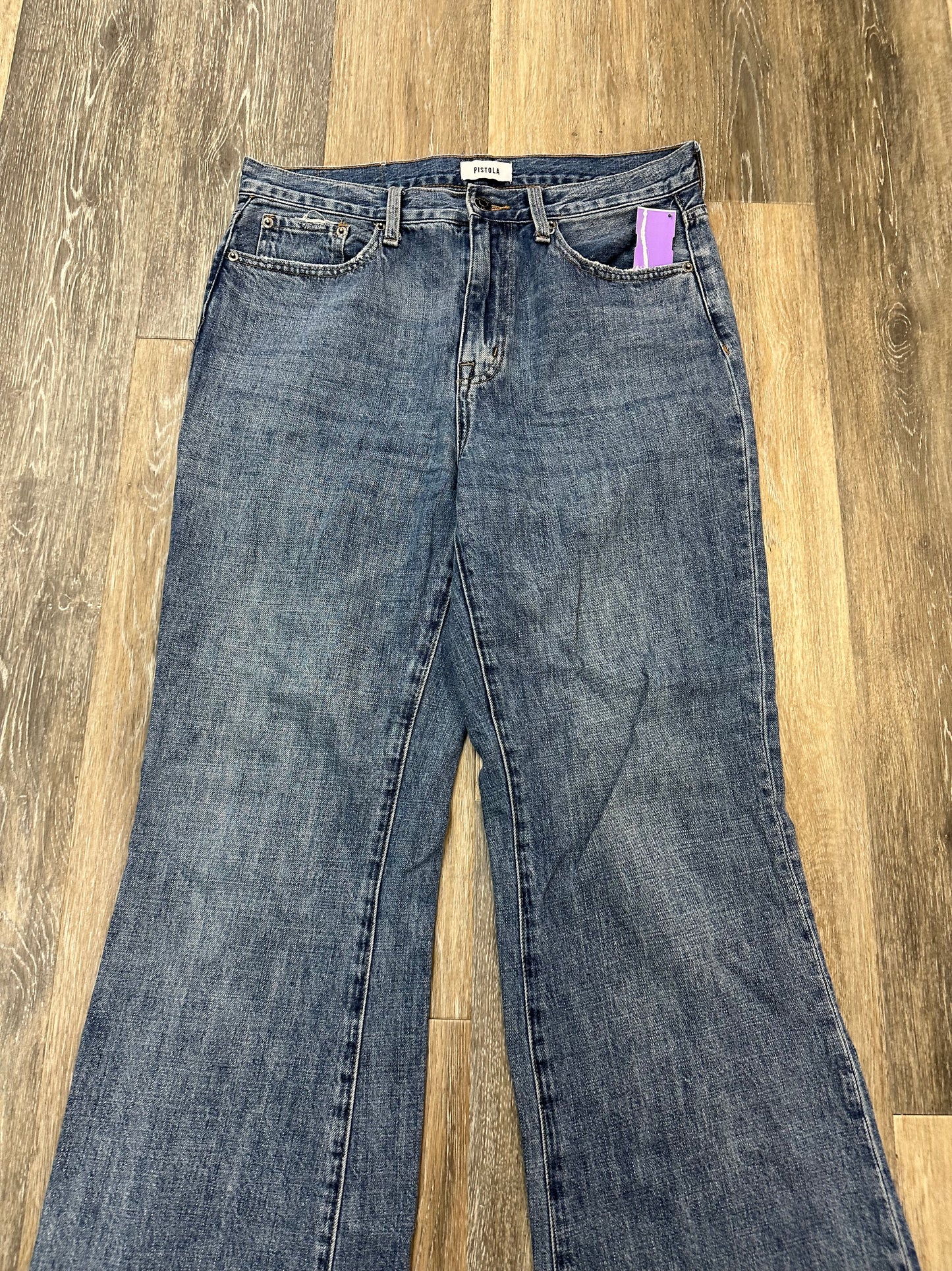 Jeans Boot Cut By Pistola In Blue Denim, Size: 8