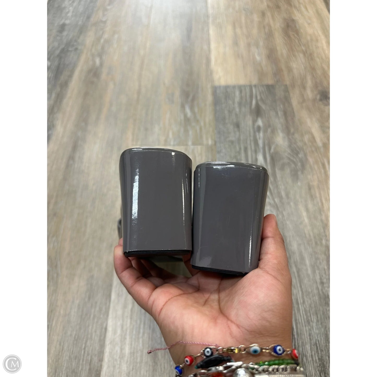 Sandals Heels Block By Jeffery Campbell In Grey, Size: 6