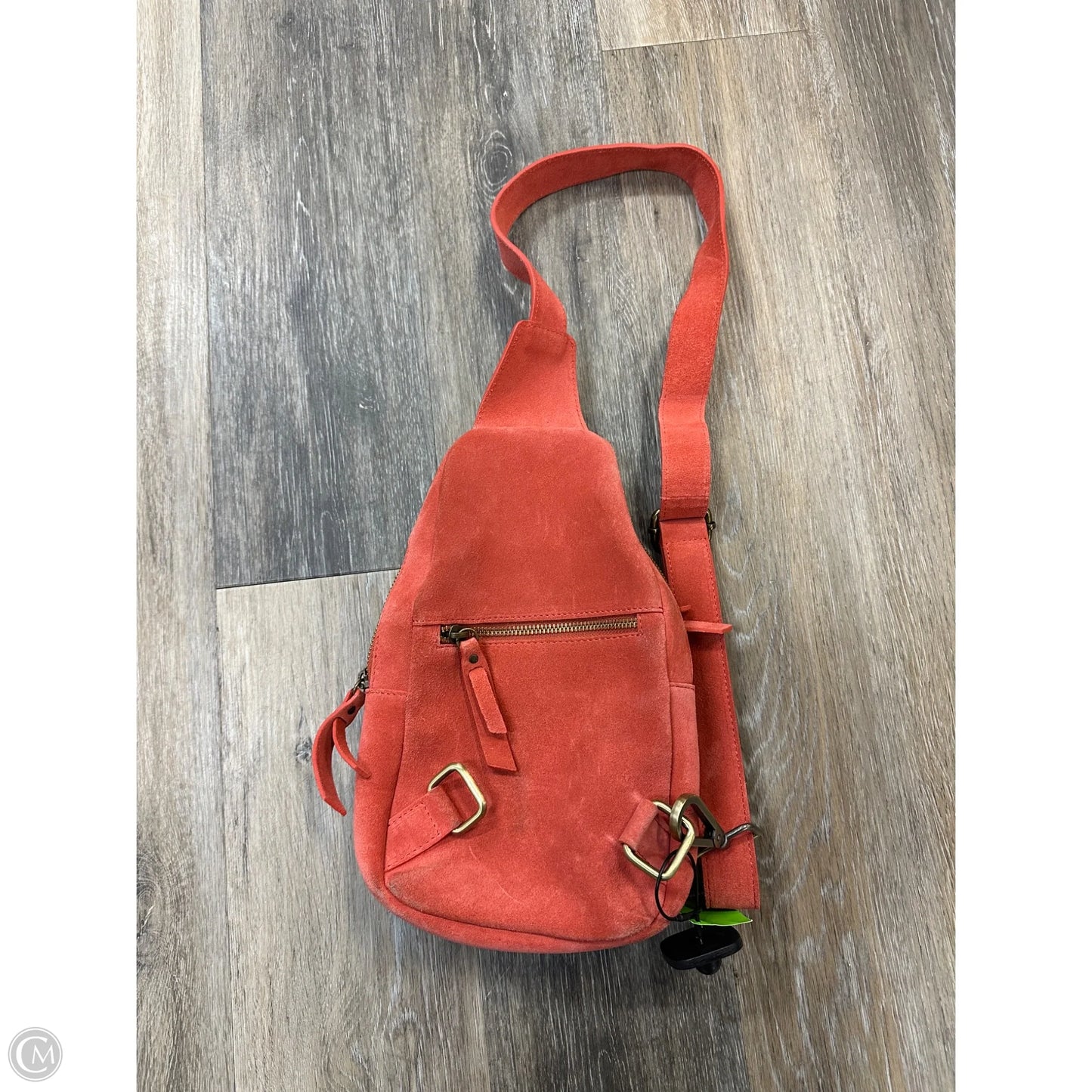 Crossbody Leather By Sundance, Size: Medium