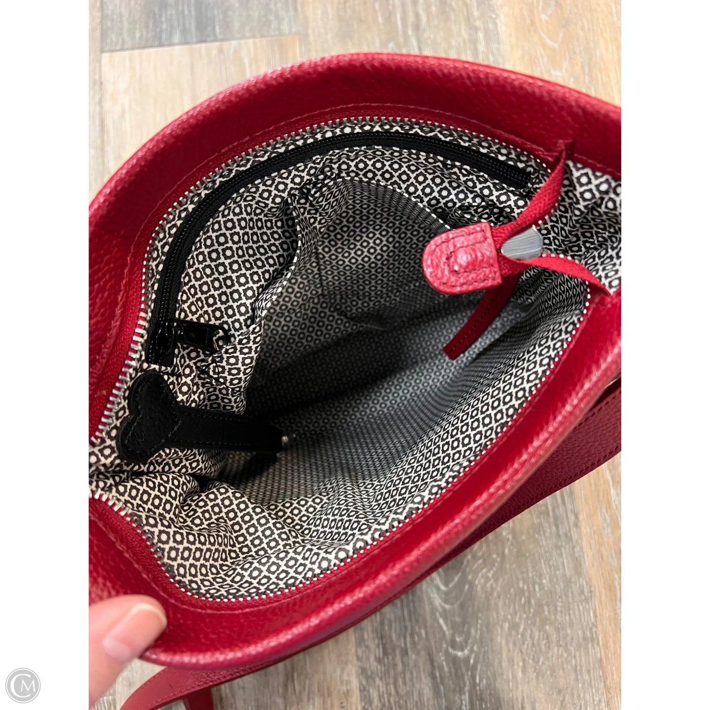 Handbag Leather Designer By Brighton, Size: Medium