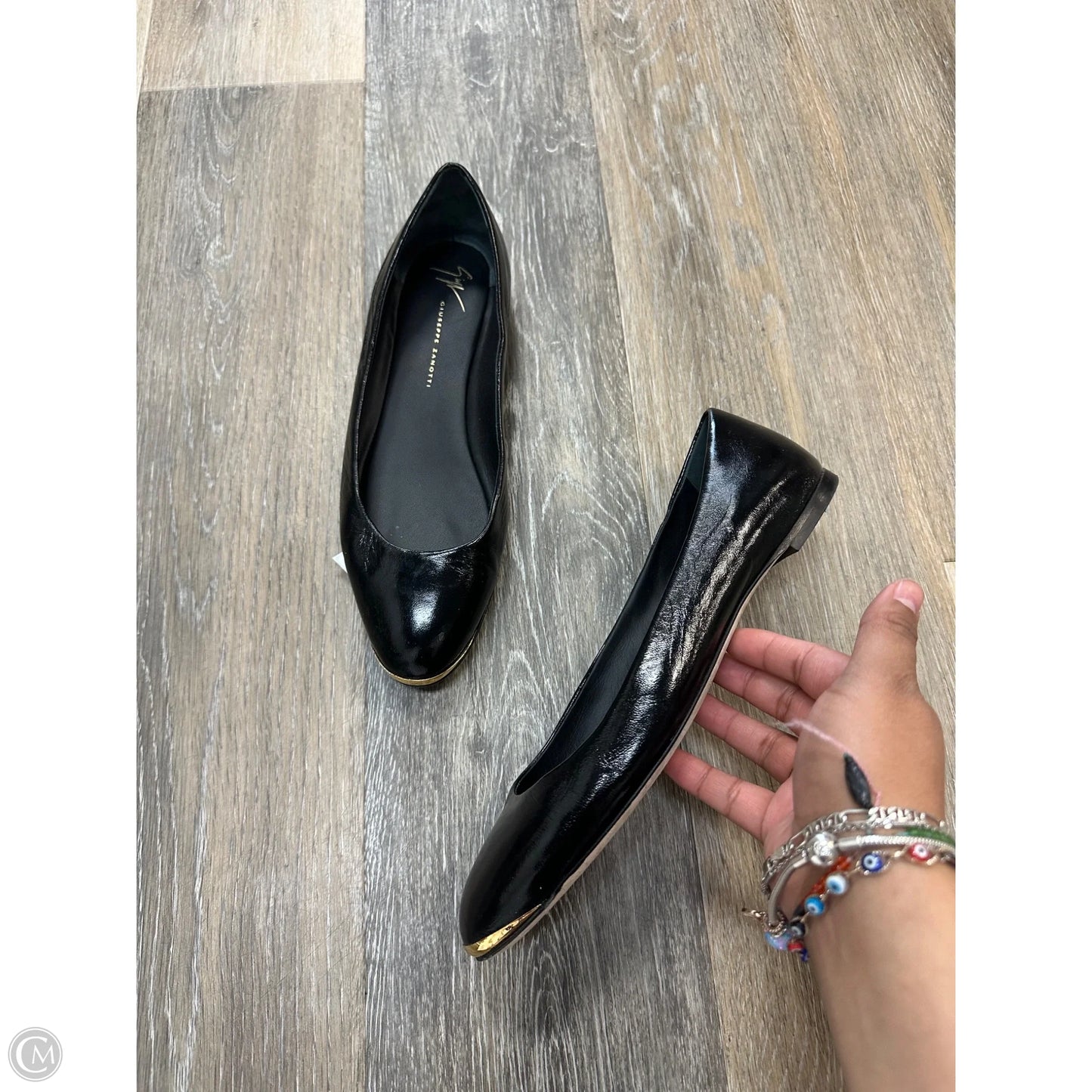 Shoes Designer By Giuseppe Zanotti In Black, Size: 8.5