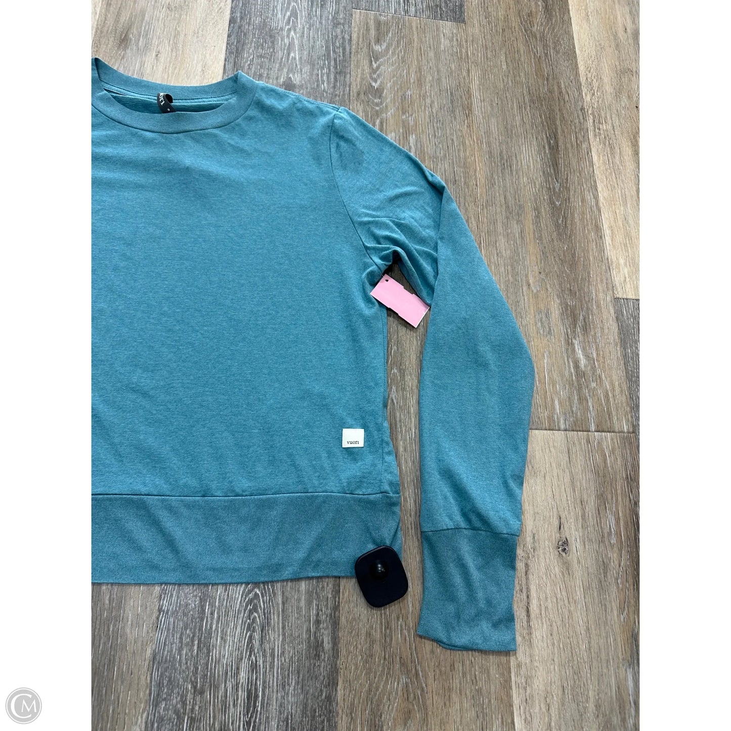 Athletic Top Long Sleeve Crewneck By Vuori In Blue, Size: M