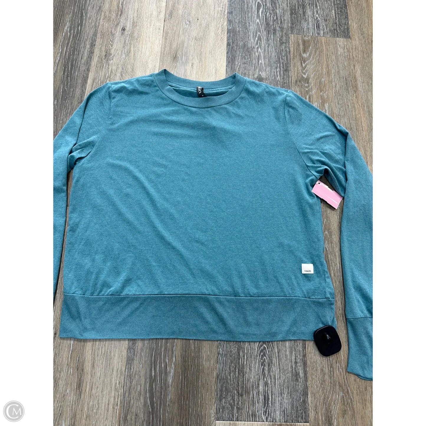 Athletic Top Long Sleeve Crewneck By Vuori In Blue, Size: M