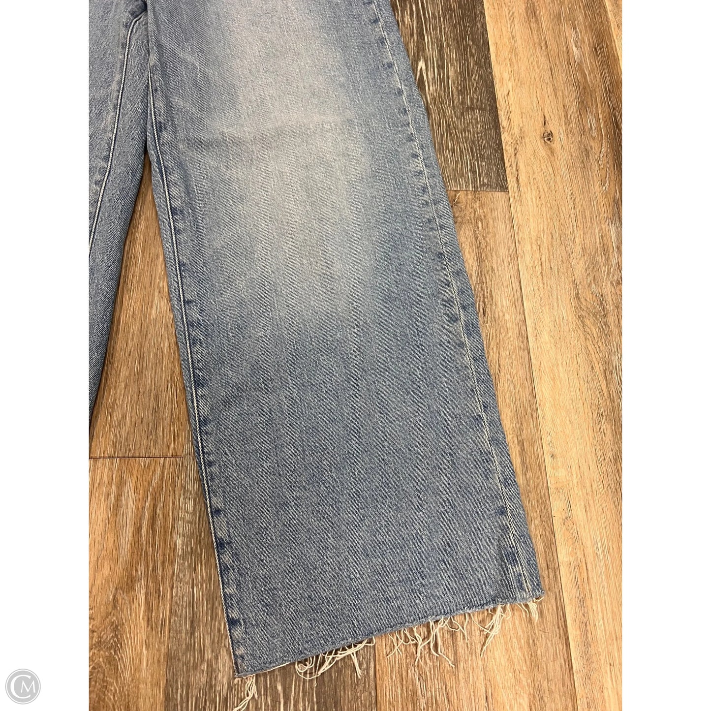 Jeans Cropped By Madewell In Blue Denim, Size: 8