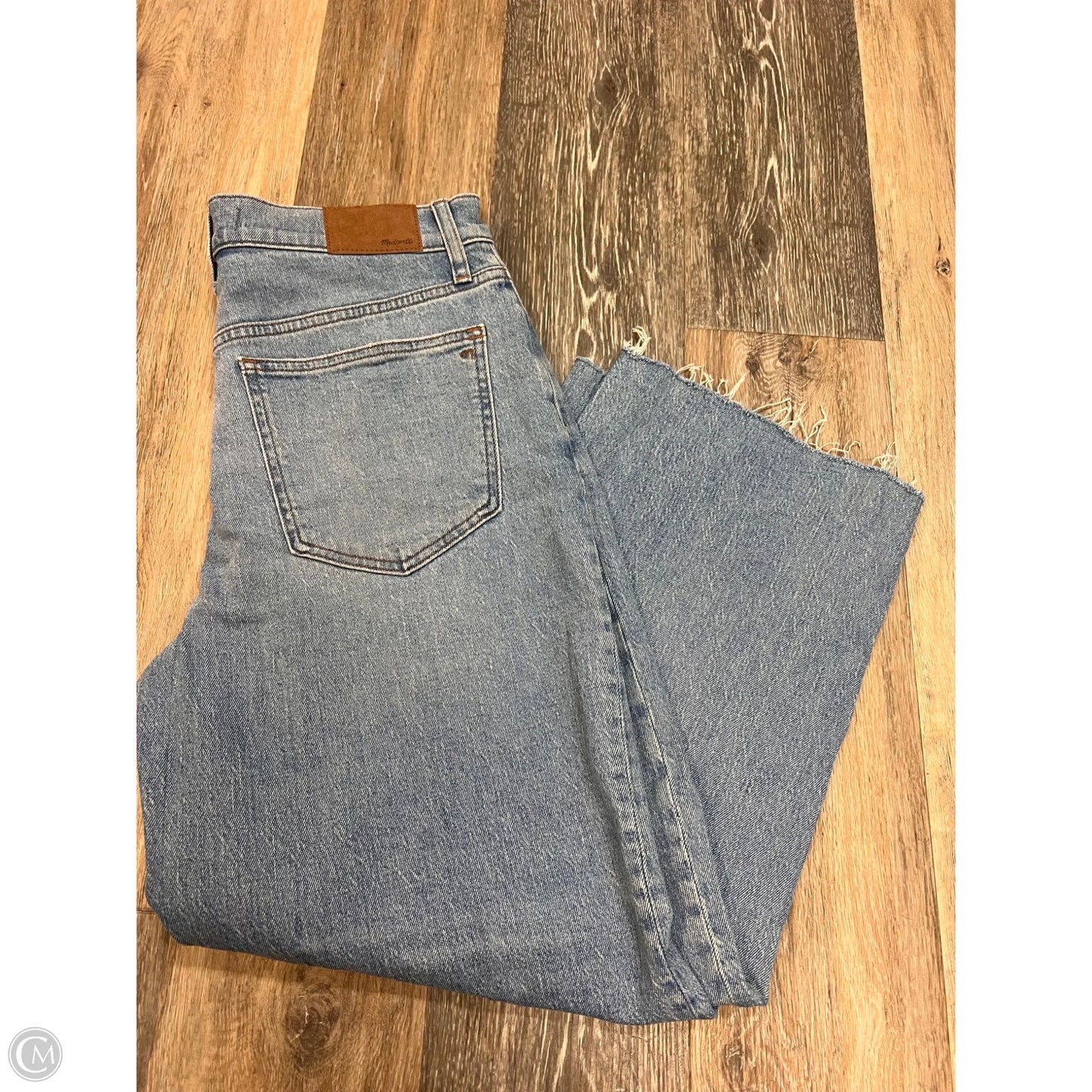 Jeans Cropped By Madewell In Blue Denim, Size: 8