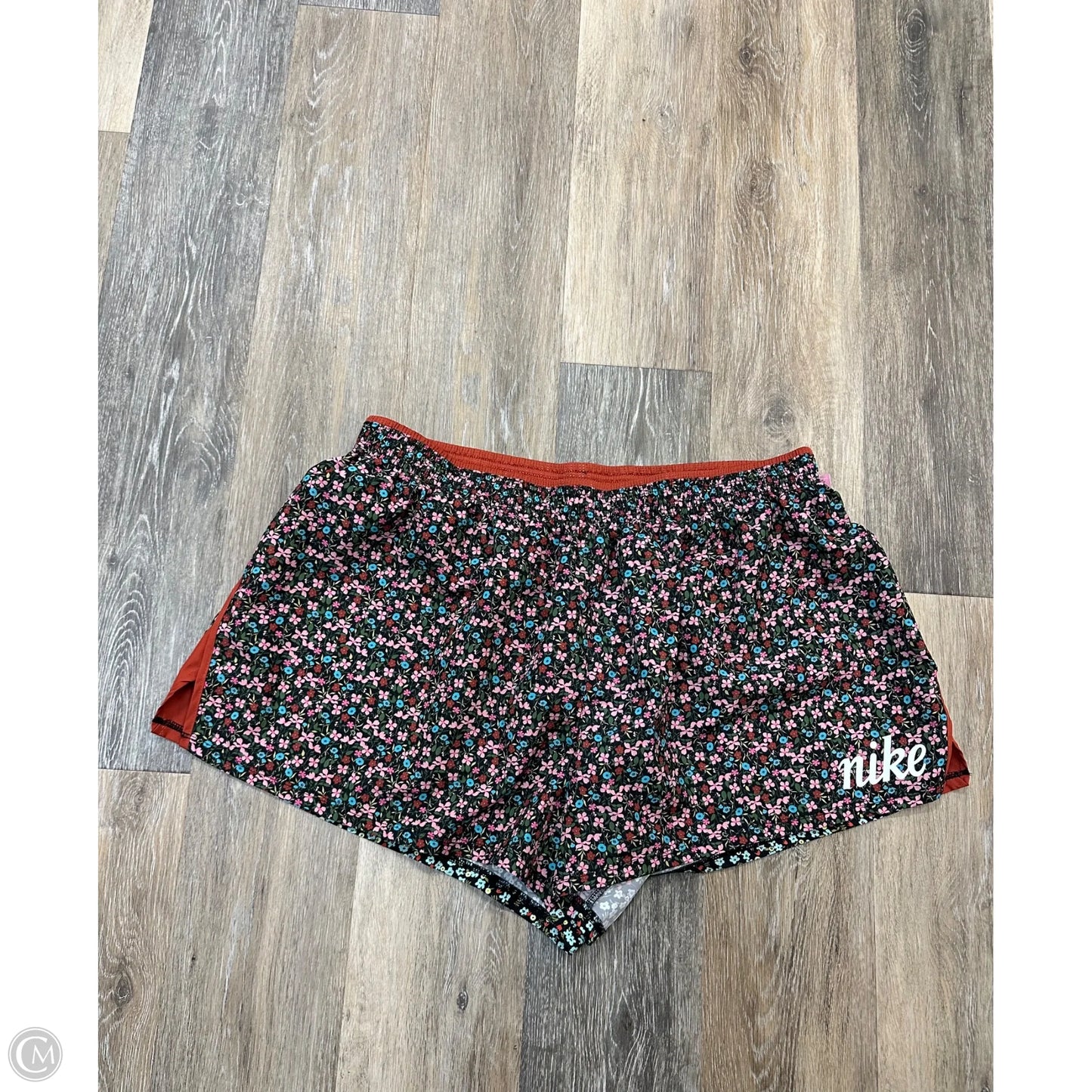 Athletic Shorts By Nike Apparel In Floral Print, Size: 1x
