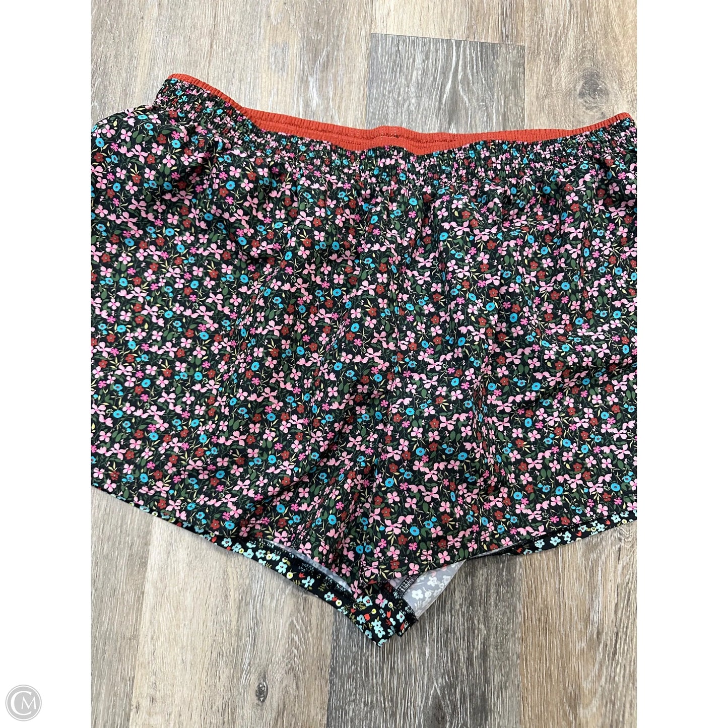 Athletic Shorts By Nike Apparel In Floral Print, Size: 1x