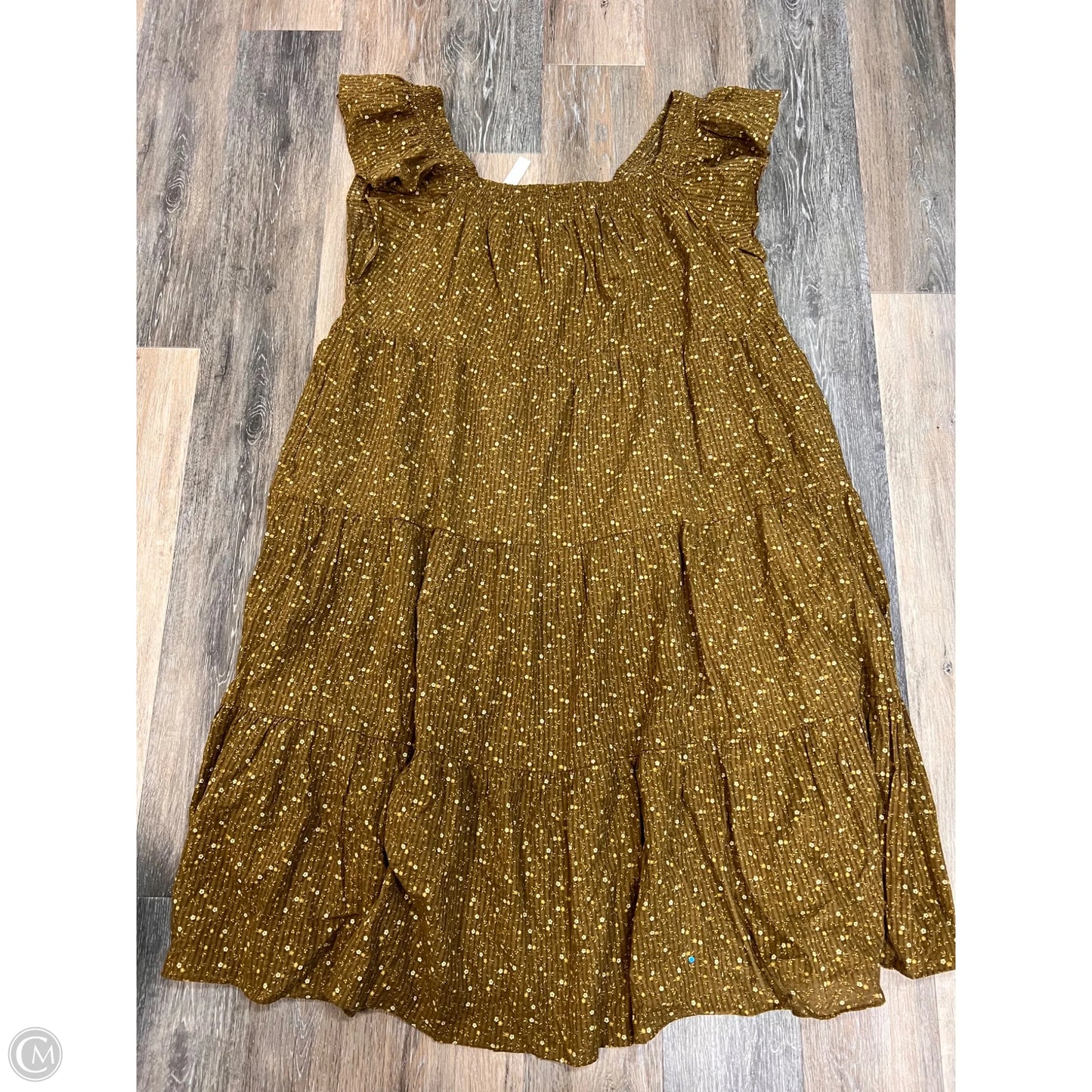 -Dress Casual Maxi By Madewell In Green, Size: 2x